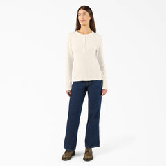 Women’s Crewneck Henley Shirt | Dickies for sale
