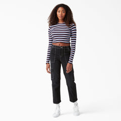 Women's Skinny Fit Cuffed Cargo Pants | Dickies on sale