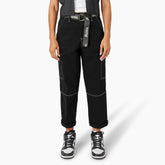 Women's Relaxed Fit Contrast Stitch Cropped Cargo Pants | Dickies discount