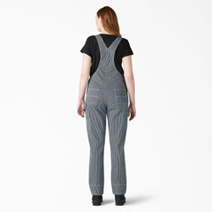Women's Hickory Stripe Boyfriend Fit Bib Overalls | Dickies near me