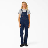 Women's Straight Fit Denim Double Front Bib Overalls | Dickies US