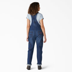Women's Denim Boyfriend Fit Bib Overalls | Dickies online