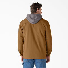 Water Repellent Duck Hooded Shirt Jacket | Dickies online
