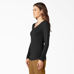 Women's Henley Long Sleeve Shirt | Dickies sale