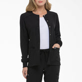 Women's EDS Essentials Snap Front Scrub Jacket | Dickies near me