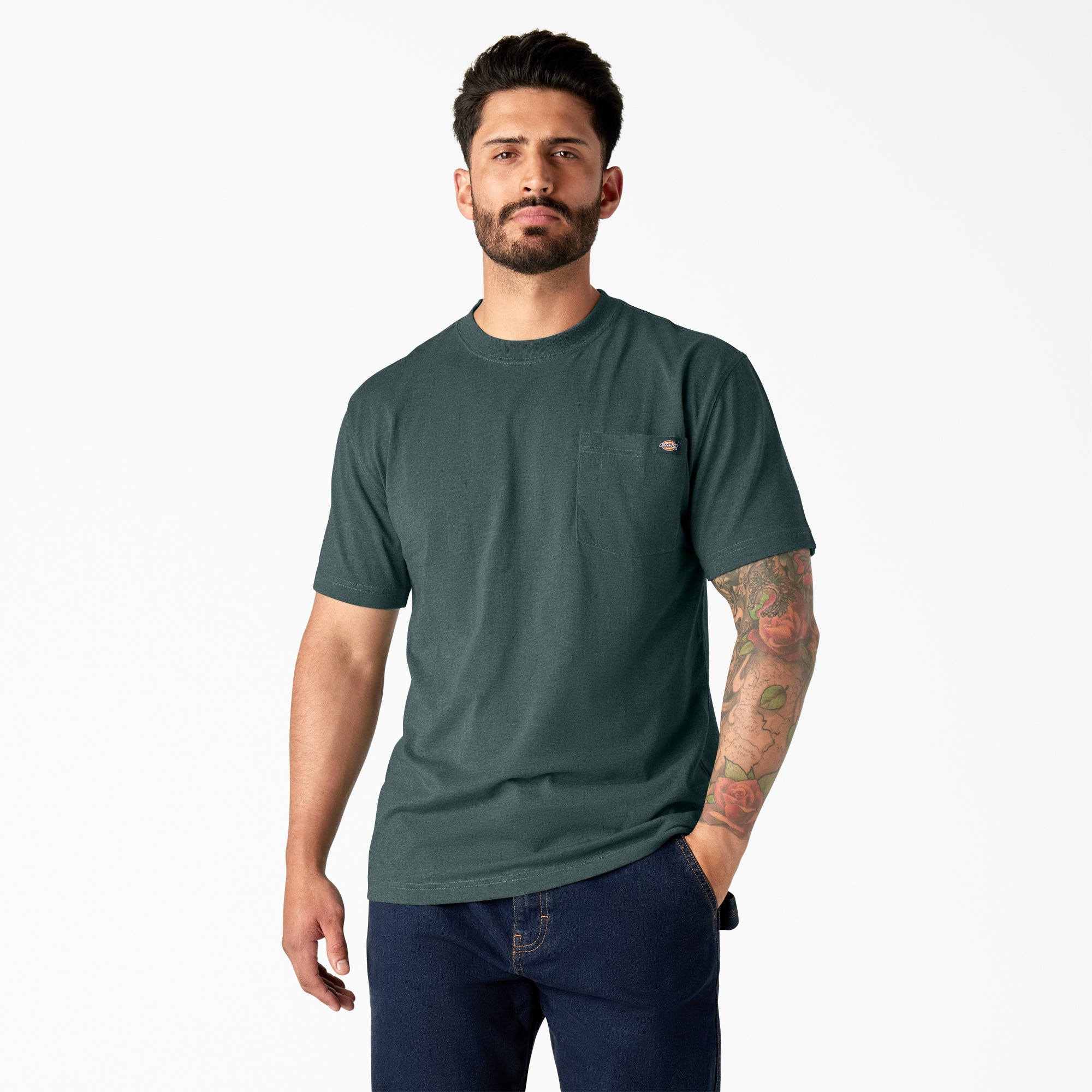 Heavyweight Heathered Short Sleeve Pocket T-Shirt | Dickies sale