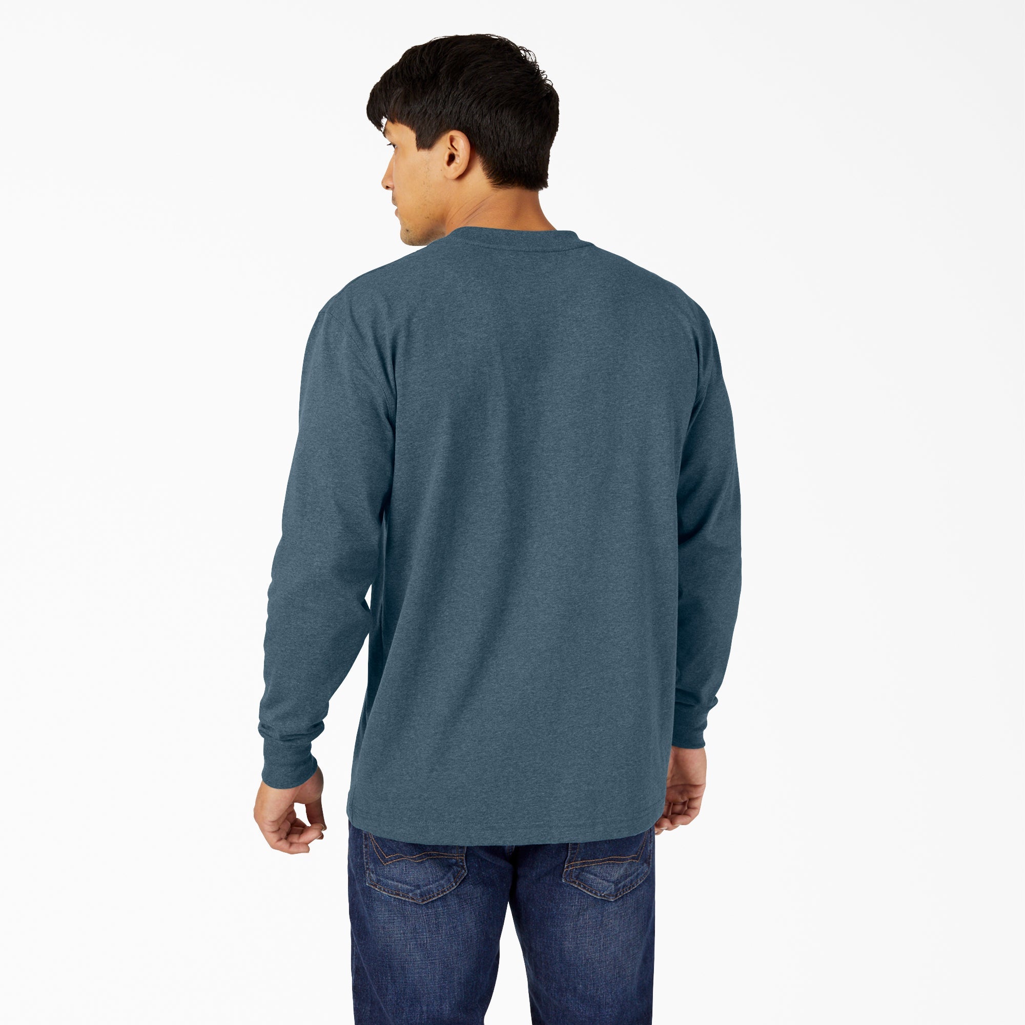 Heavyweight Heathered Long Sleeve Pocket T-Shirt | Dickies for sale