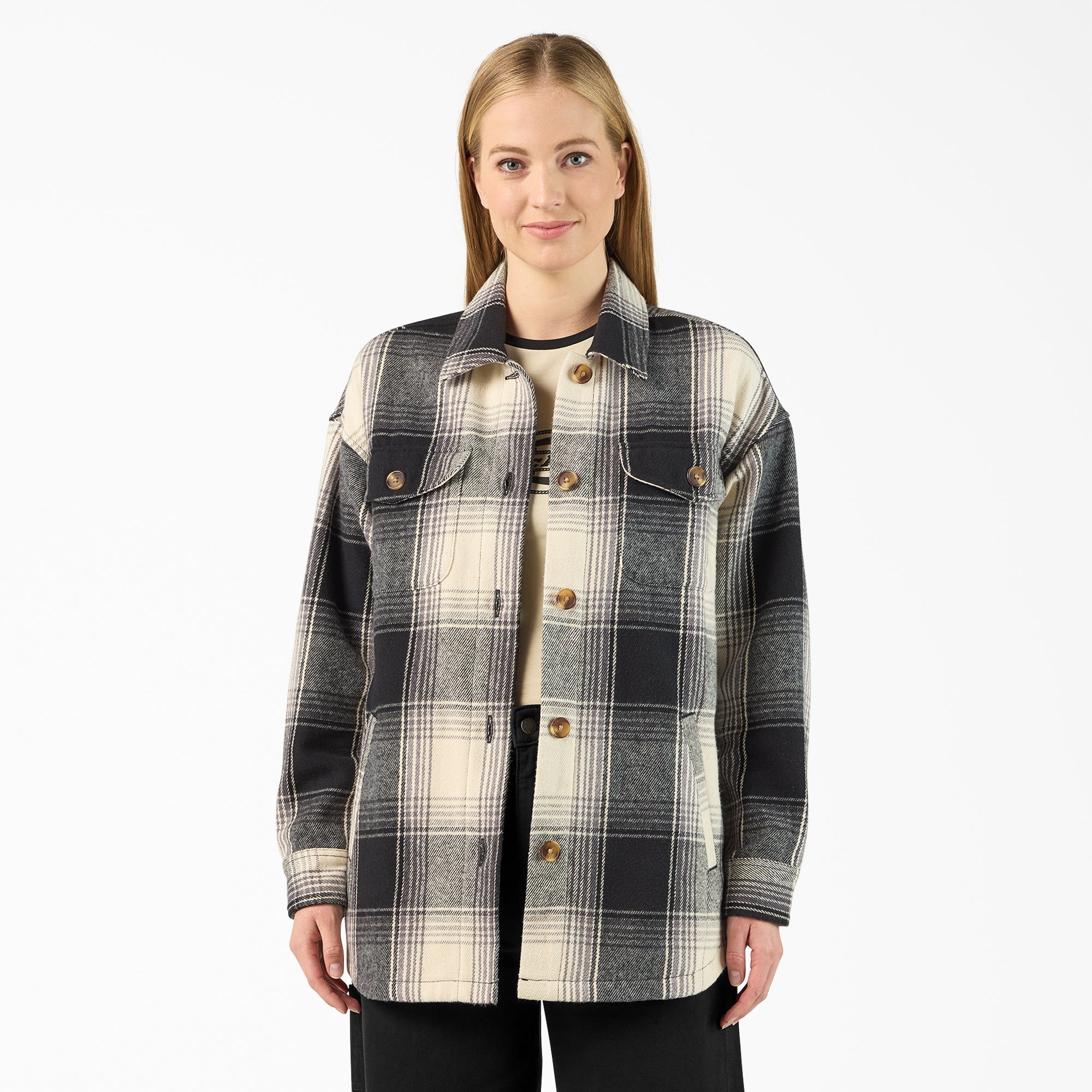 Women's Flannel Shacket | Dickies for sale