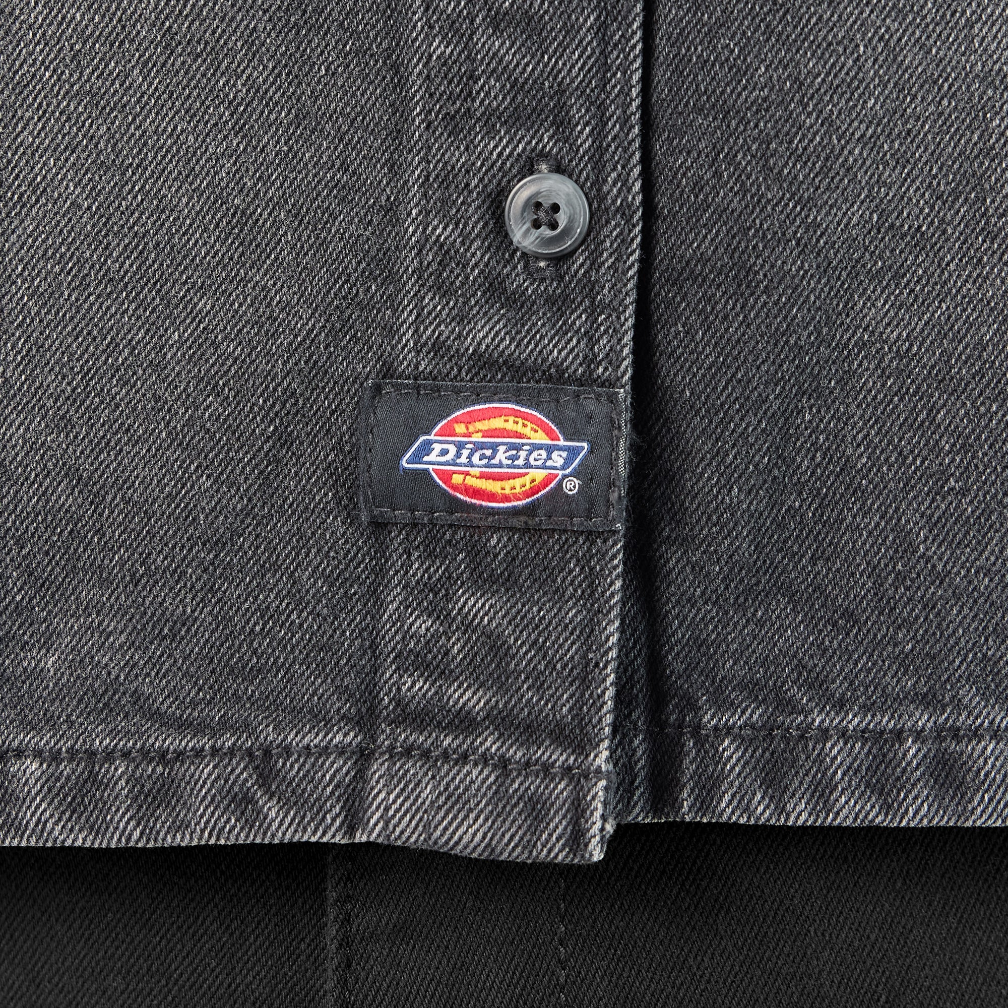 Women's Cropped Denim Work Shirt | Dickies online
