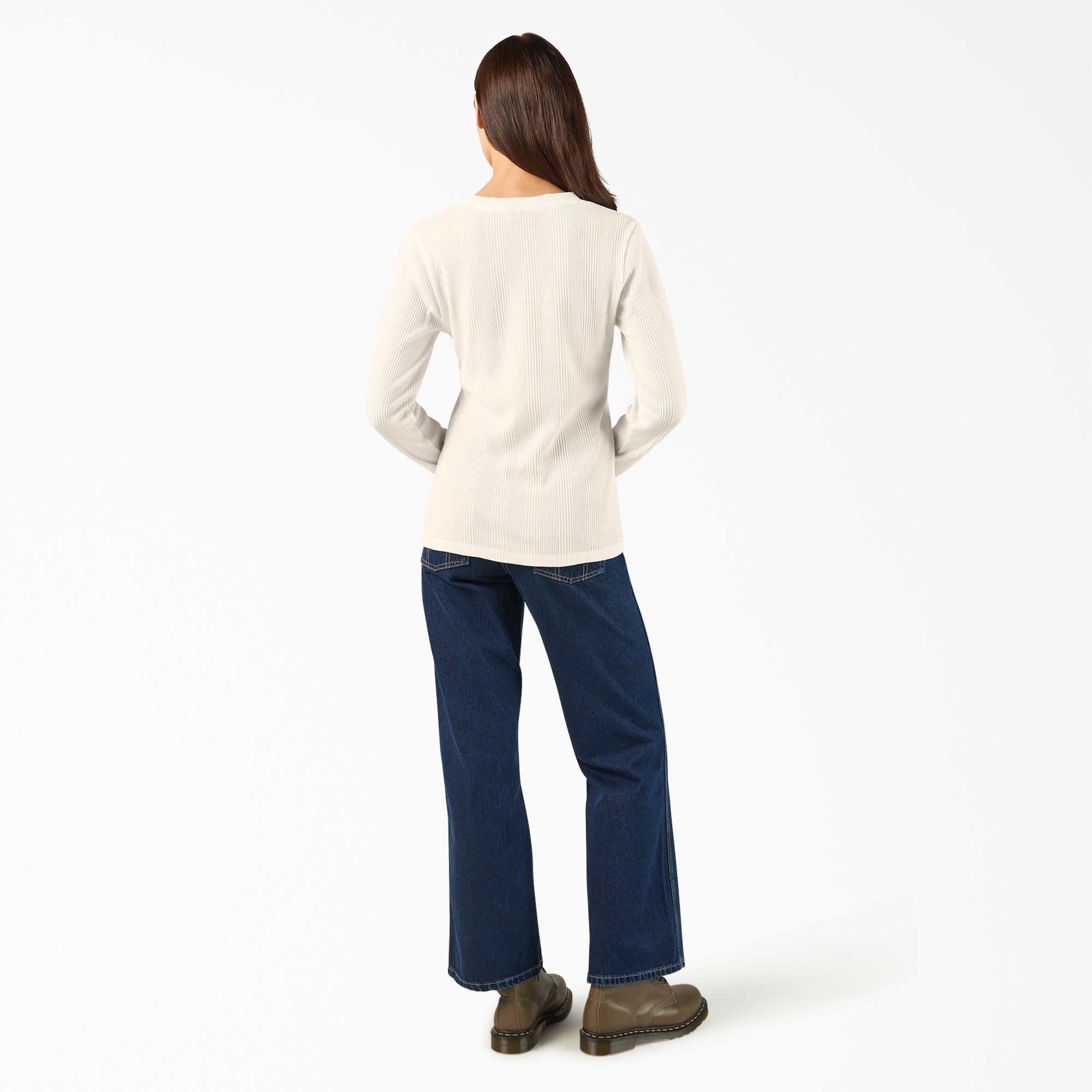Women’s Crewneck Henley Shirt | Dickies for sale