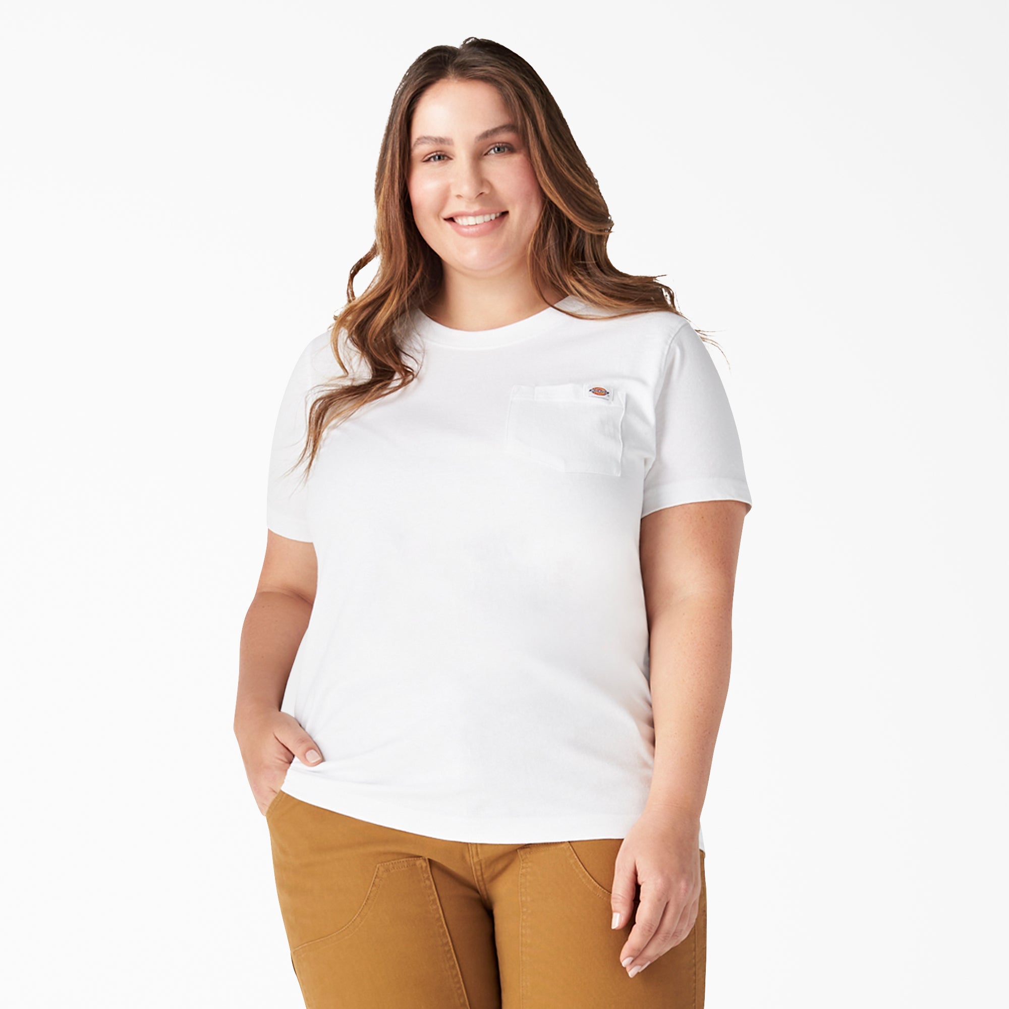 Women's Plus Heavyweight Short Sleeve Pocket T-Shirt | Dickies near me
