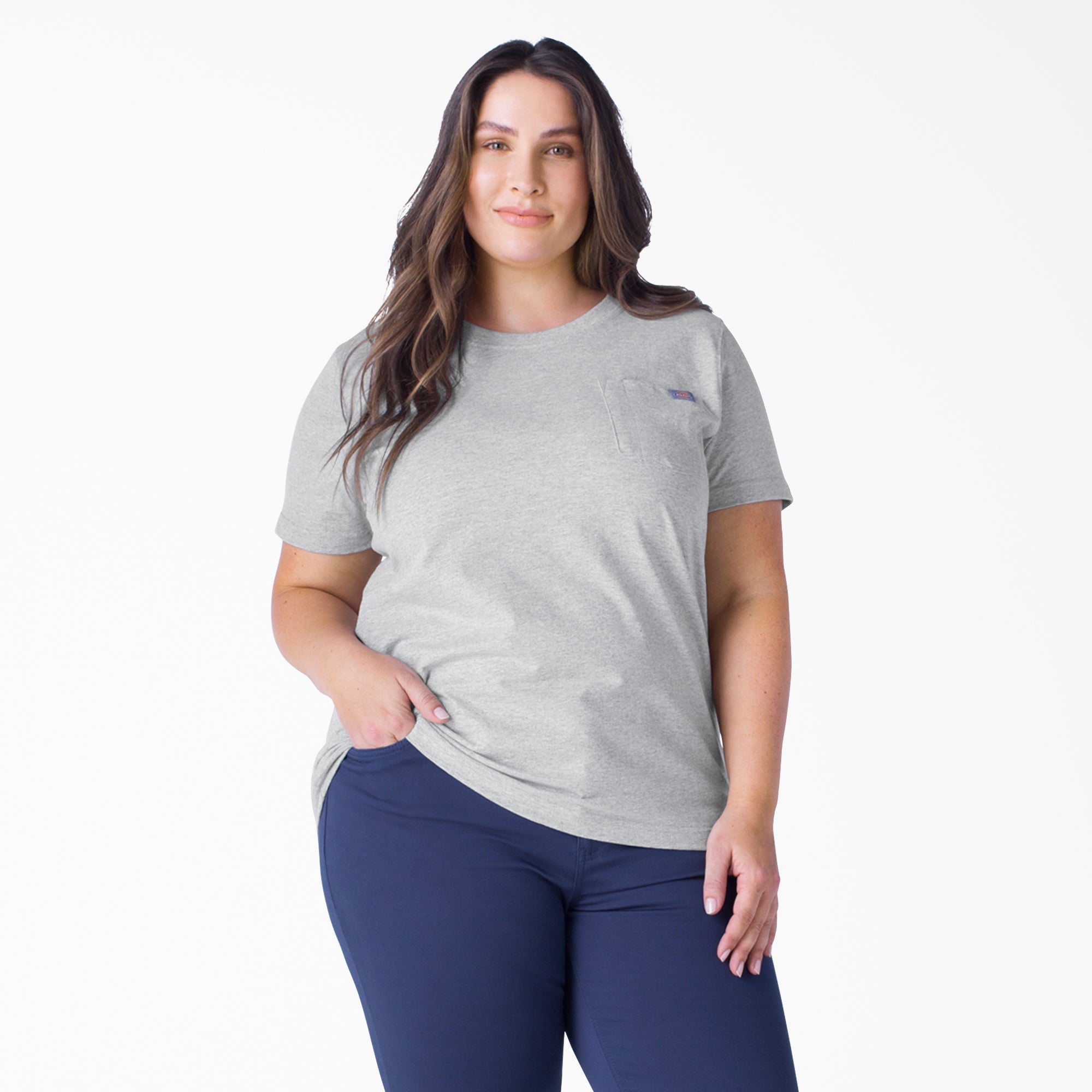 Women's Plus Heavyweight Short Sleeve Pocket T-Shirt | Dickies near me