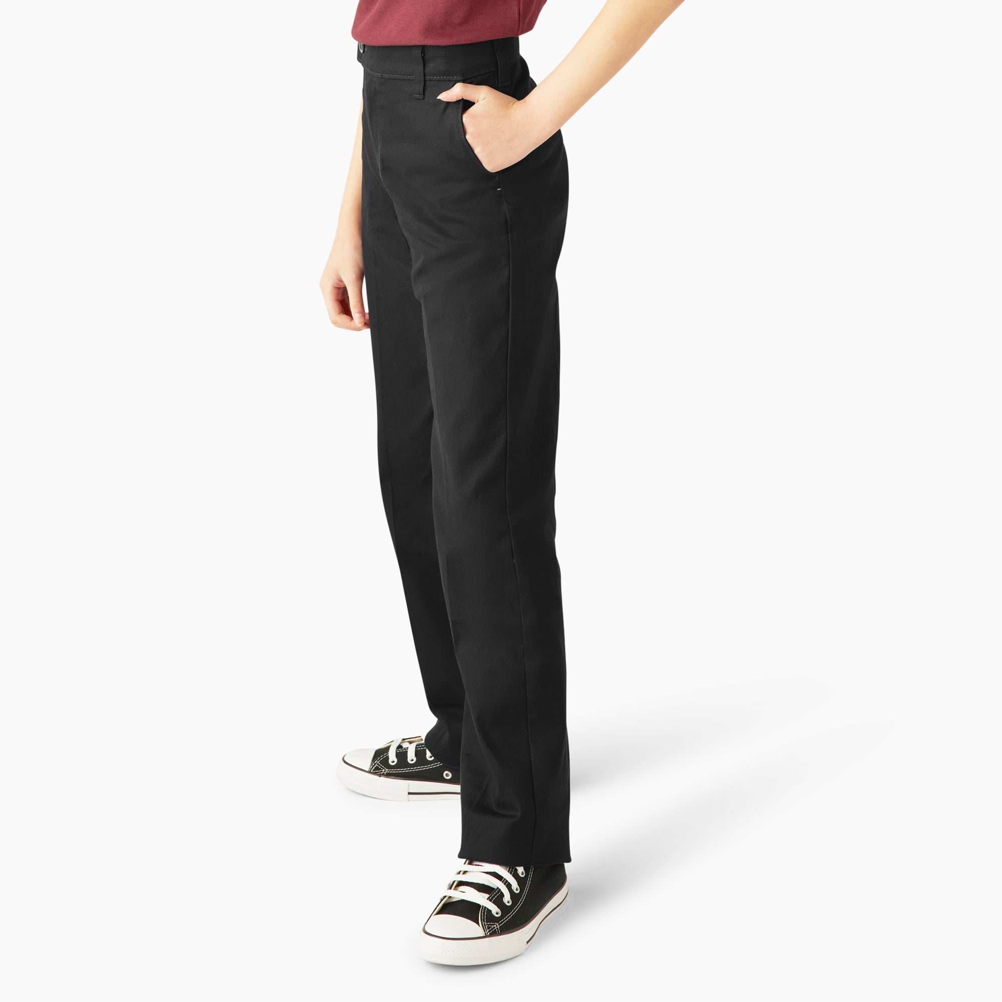 Girls' Slim Fit Pants, 4-20 | Dickies online
