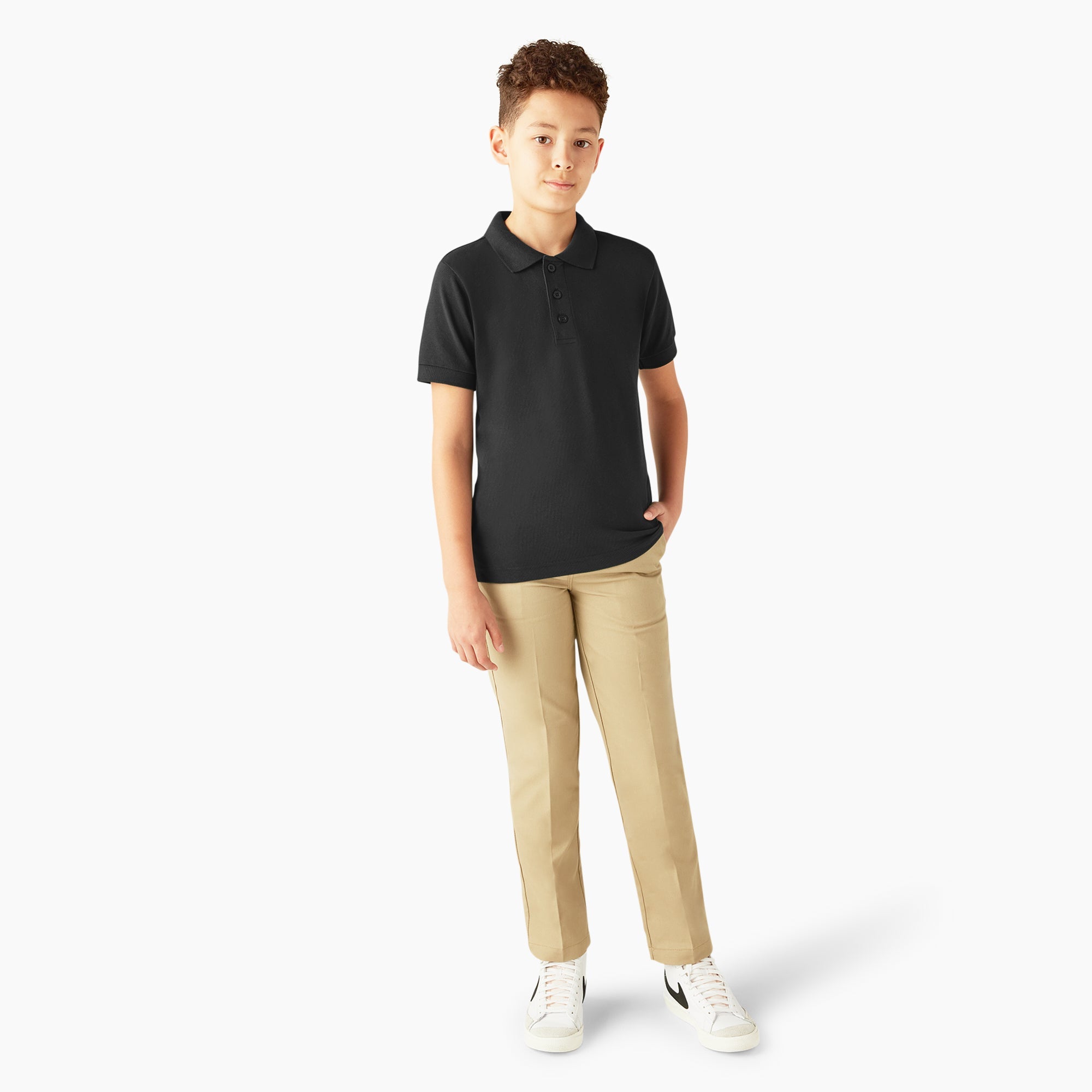 Kids' Piqué Short Sleeve Polo | Dickies US