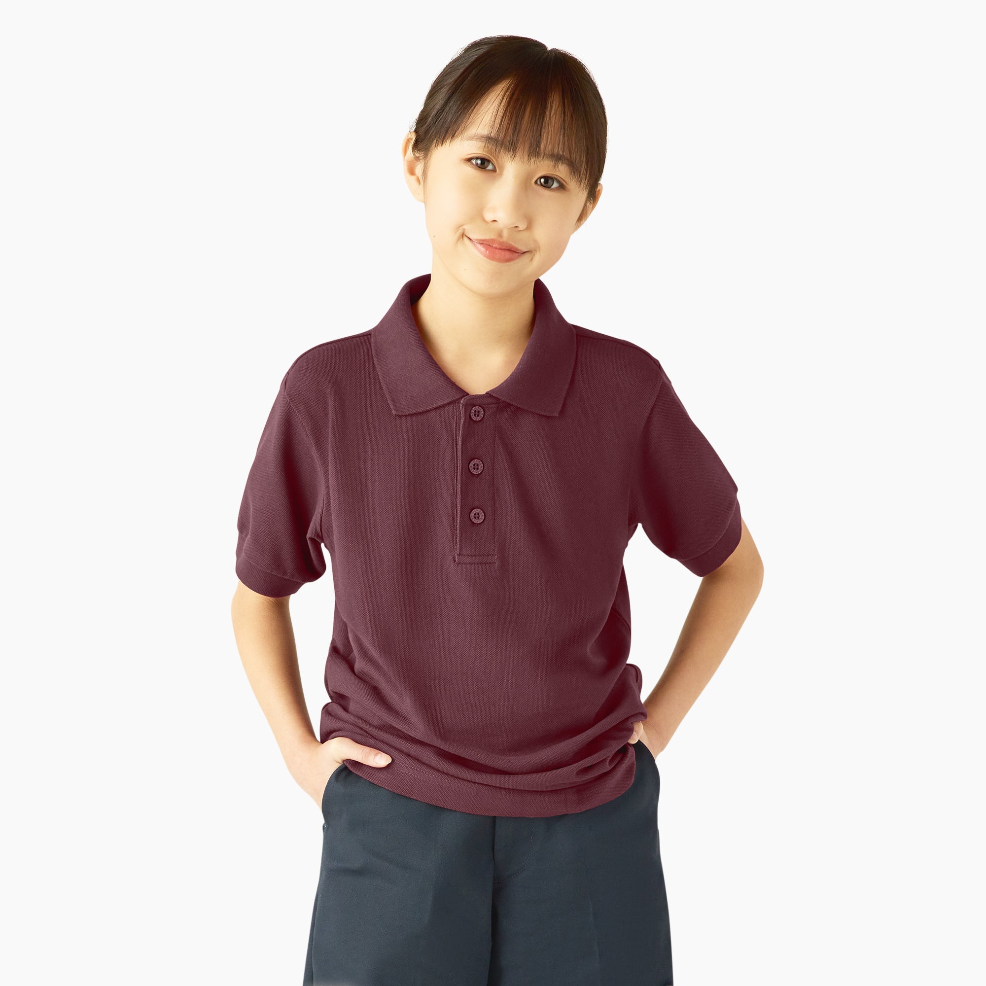 Kids' Piqué Short Sleeve Polo | Dickies US