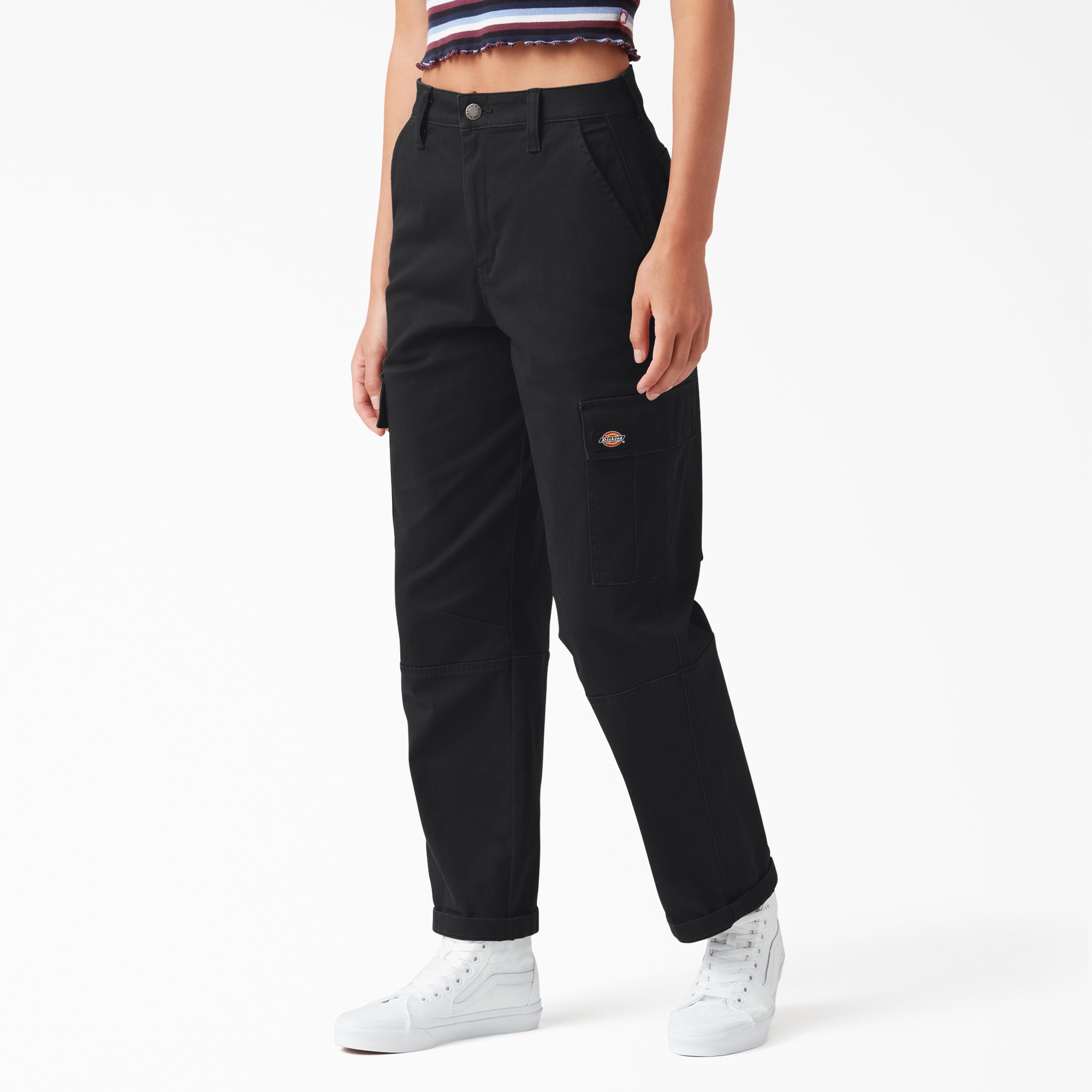 Women's Relaxed Fit Cropped Cargo Pants | Dickies sale