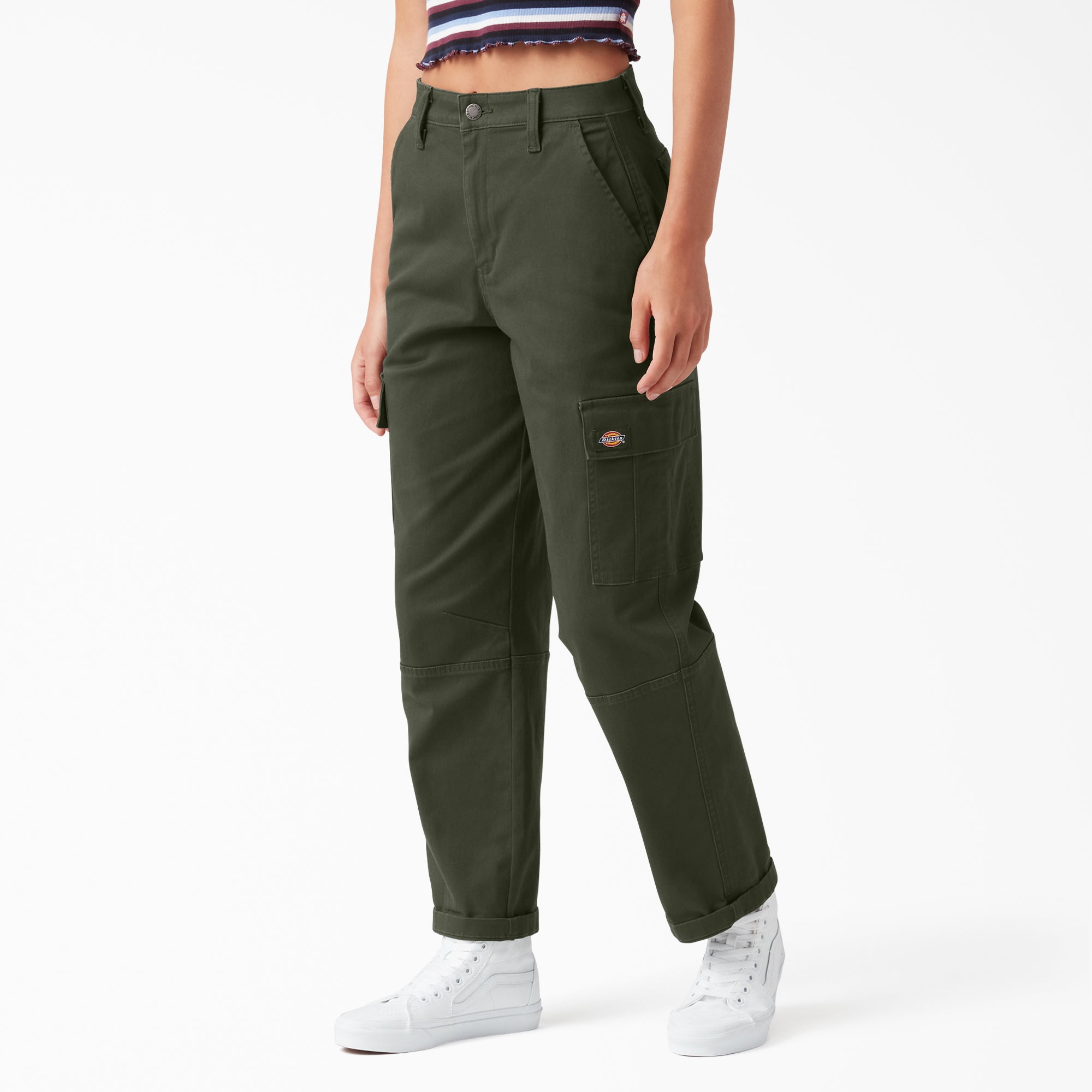 Women's Relaxed Fit Cropped Cargo Pants | Dickies sale