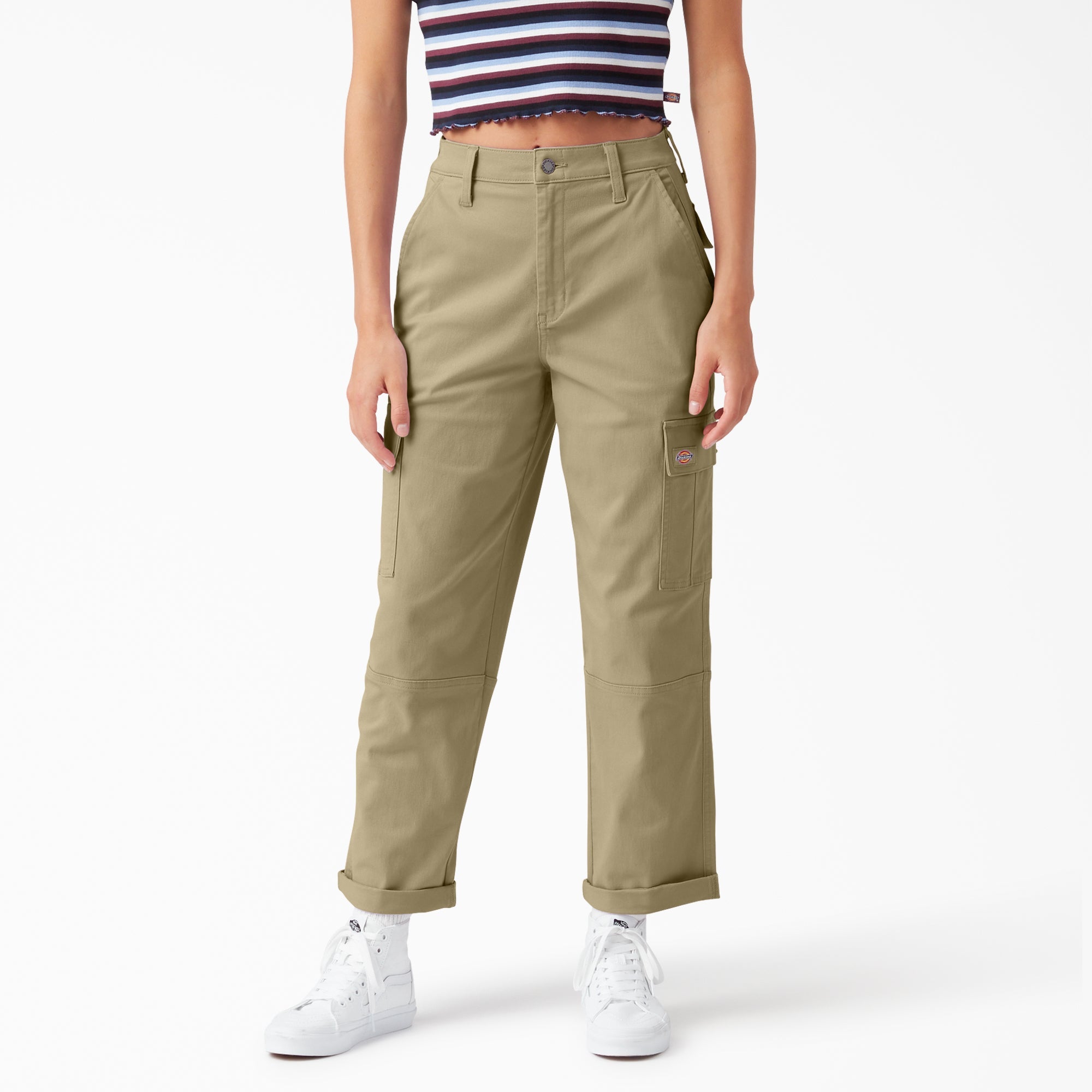 Women's Relaxed Fit Cropped Cargo Pants | Dickies sale