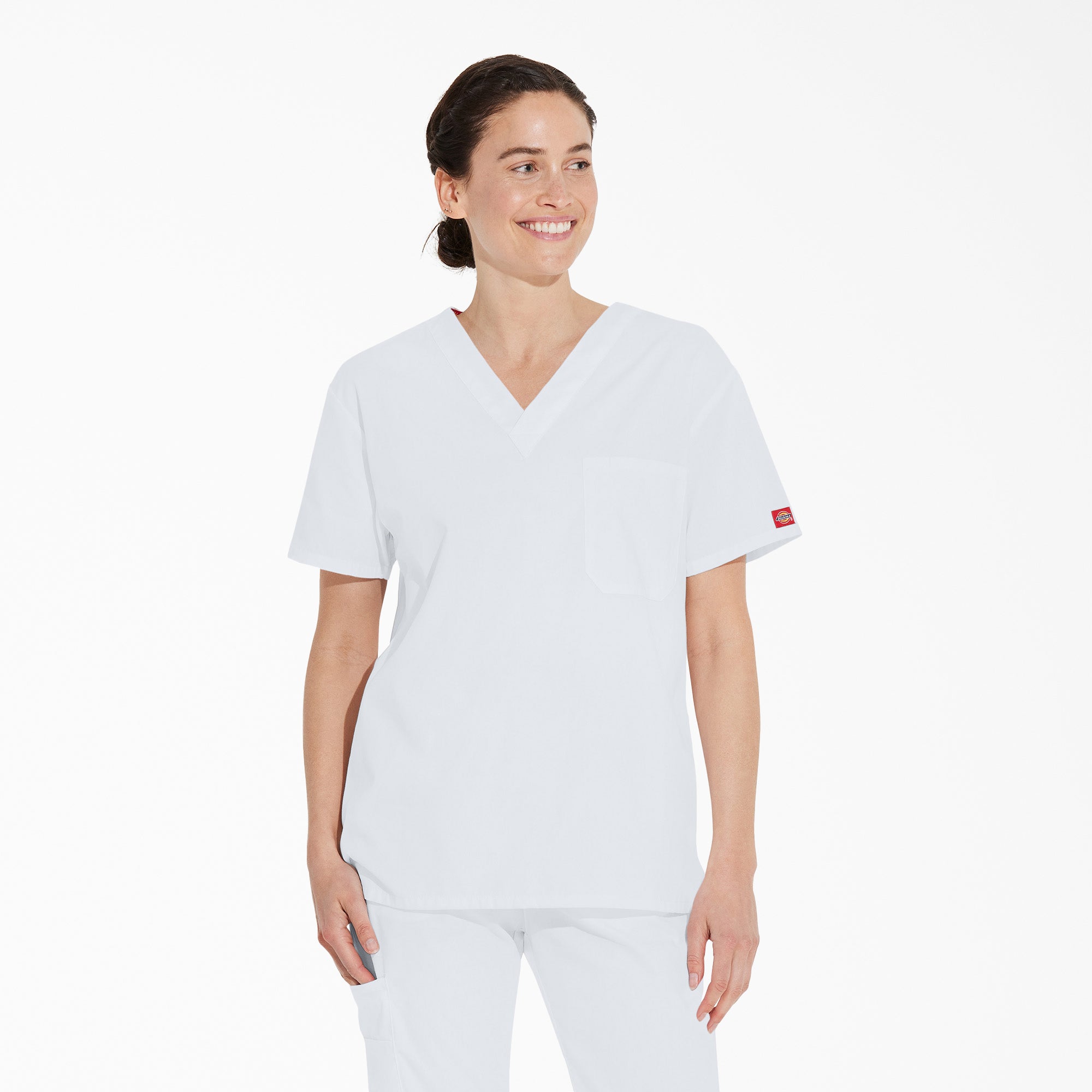 Unisex EDS Signature V-Neck Scrub Top | Dickies US