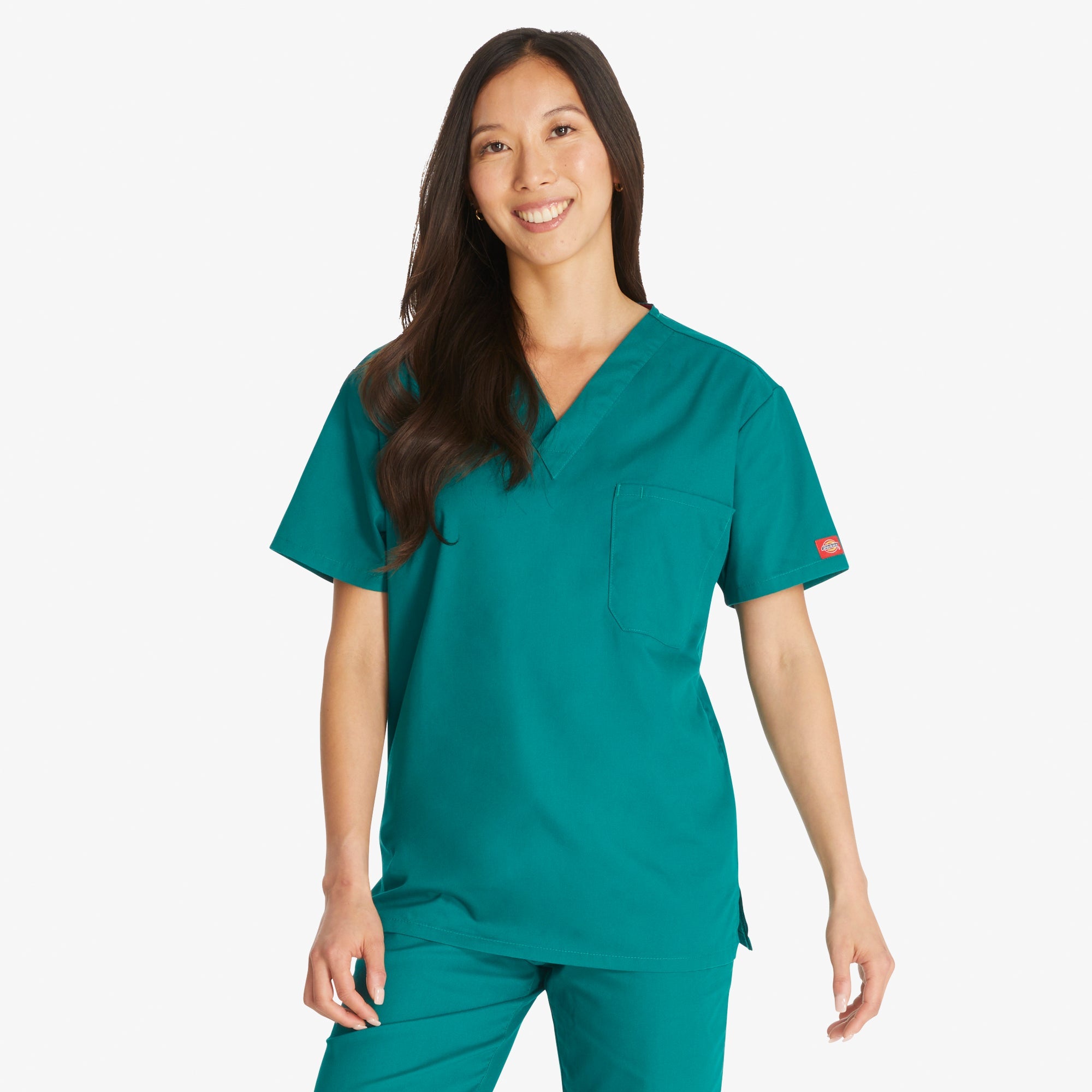Unisex EDS Signature V-Neck Scrub Top | Dickies US