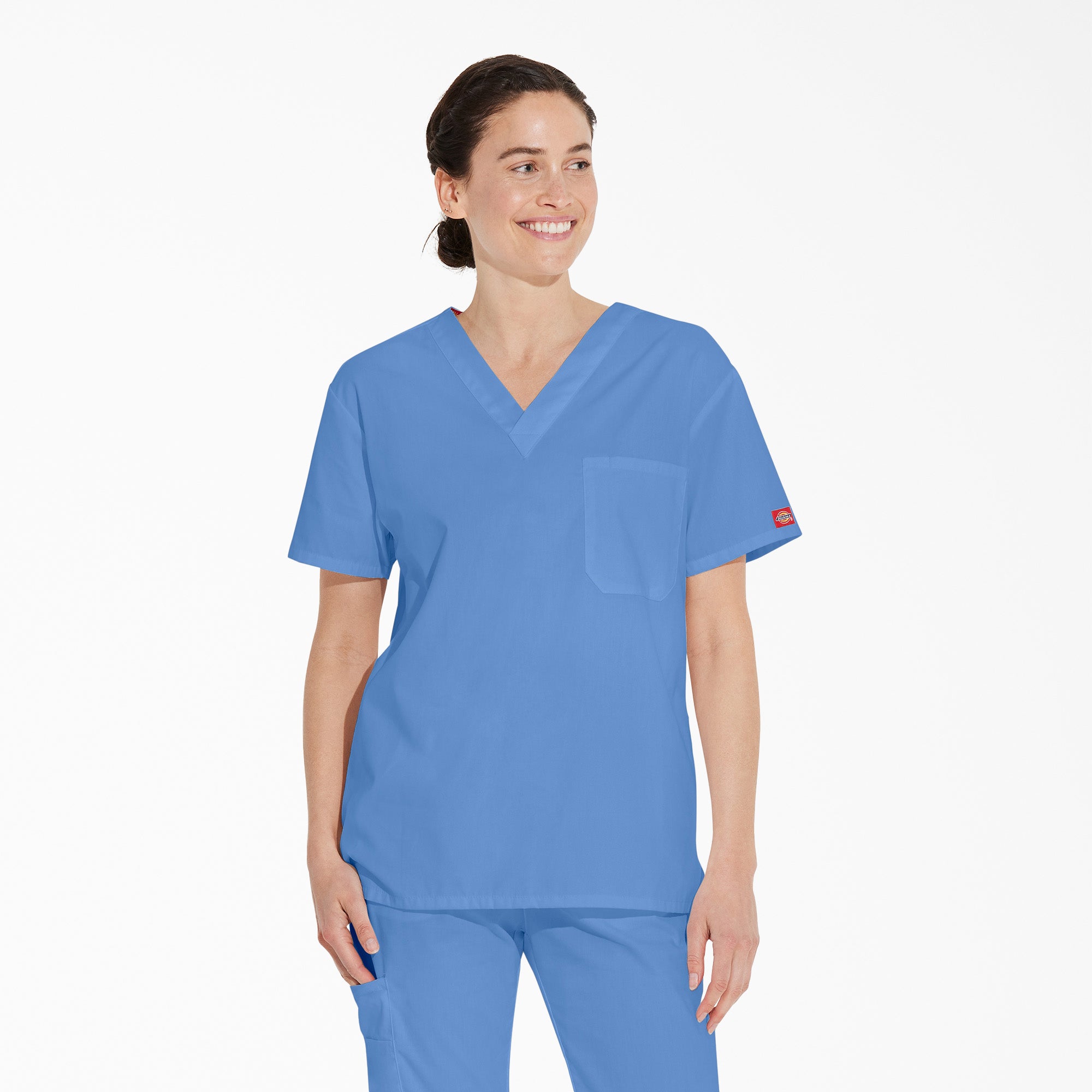 Unisex EDS Signature V-Neck Scrub Top | Dickies US