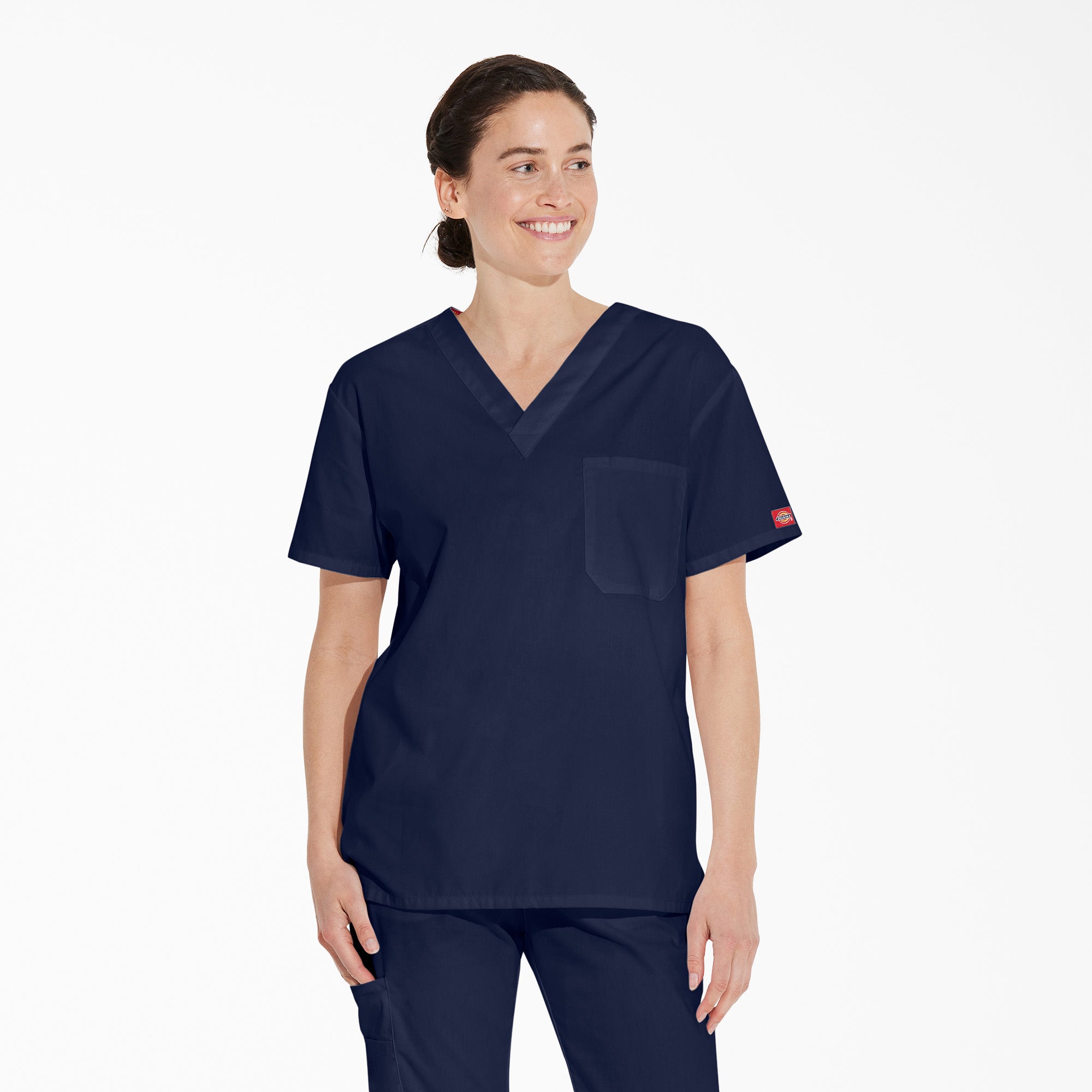 Unisex EDS Signature V-Neck Scrub Top | Dickies US