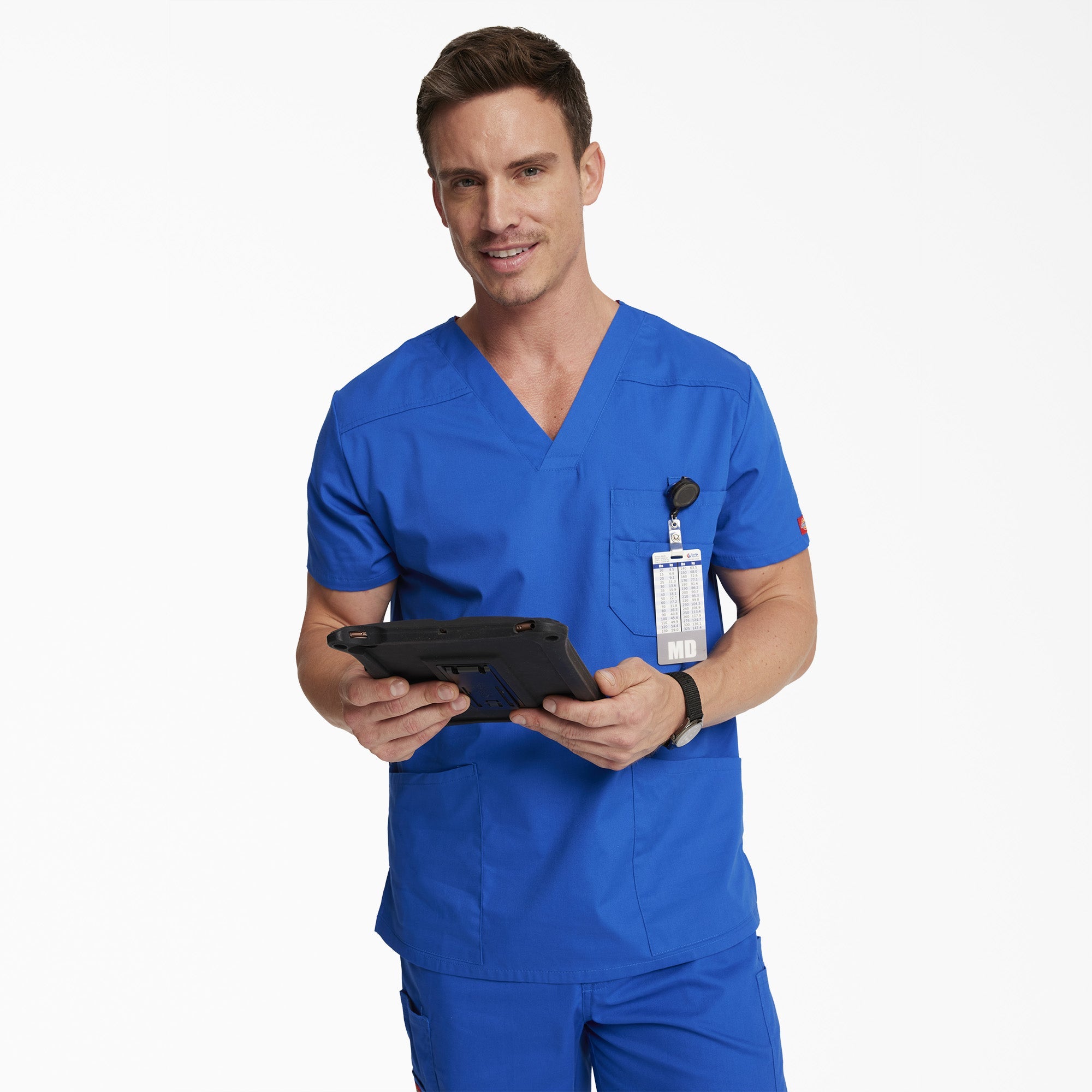 Men's EDS Signature V-Neck Scrub Top | Dickies outlet