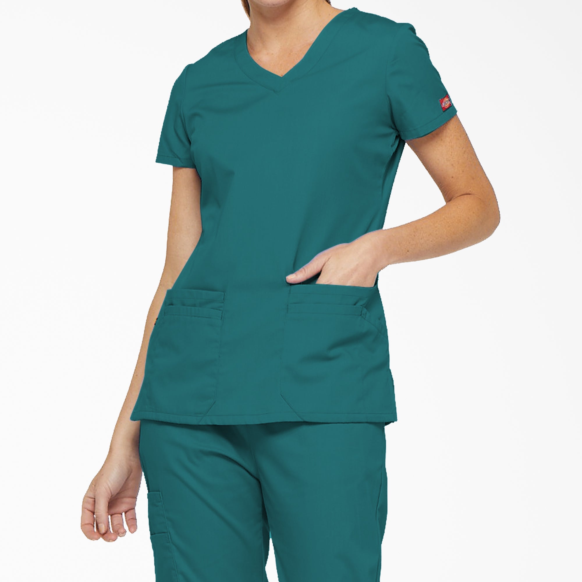 Women's EDS Signature V-Neck Scrub Top | Dickies online