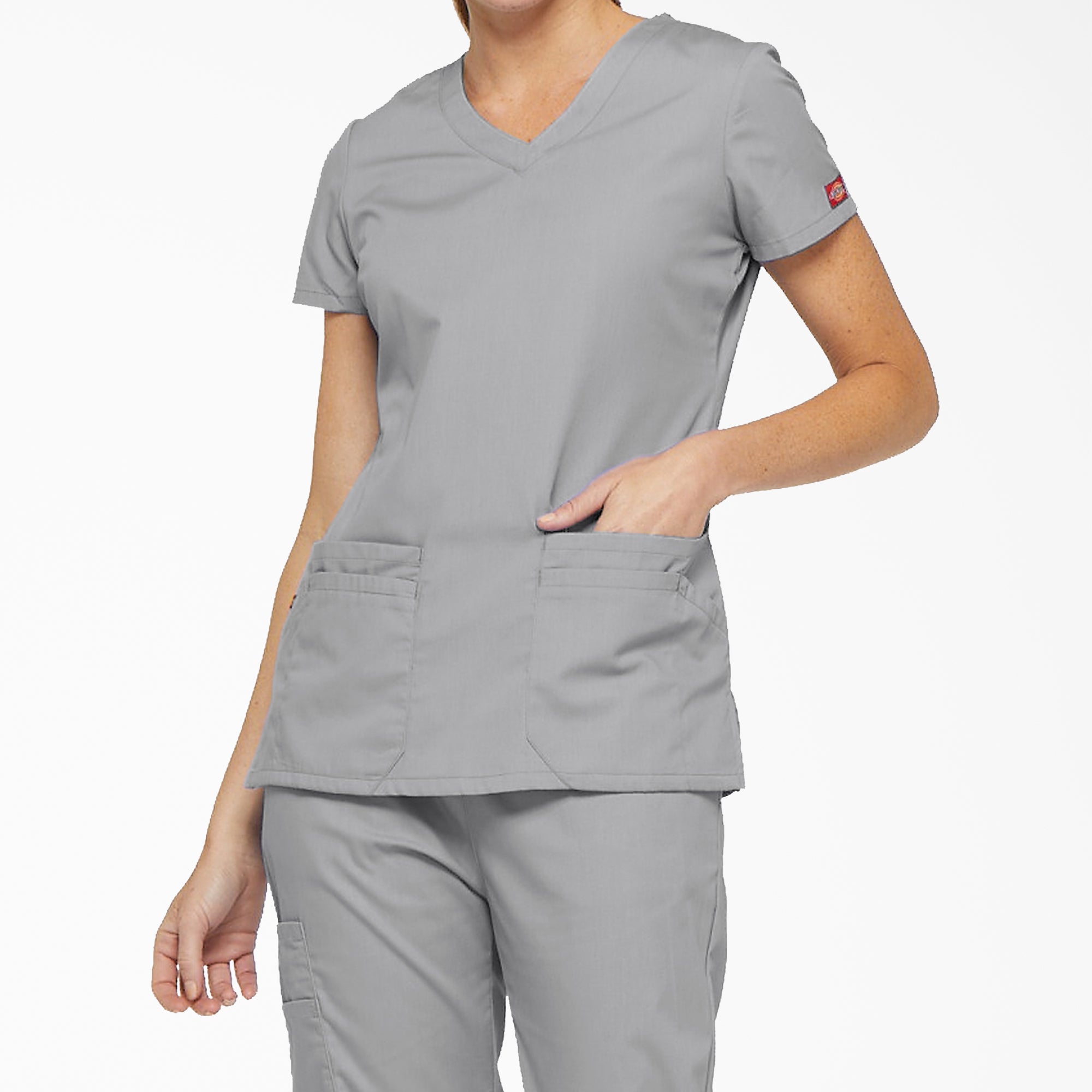 Women's EDS Signature V-Neck Scrub Top | Dickies online