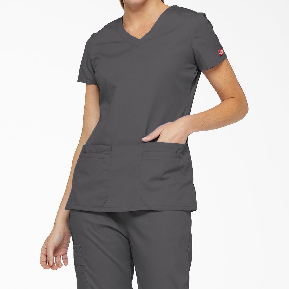 Women's EDS Signature V-Neck Scrub Top | Dickies online