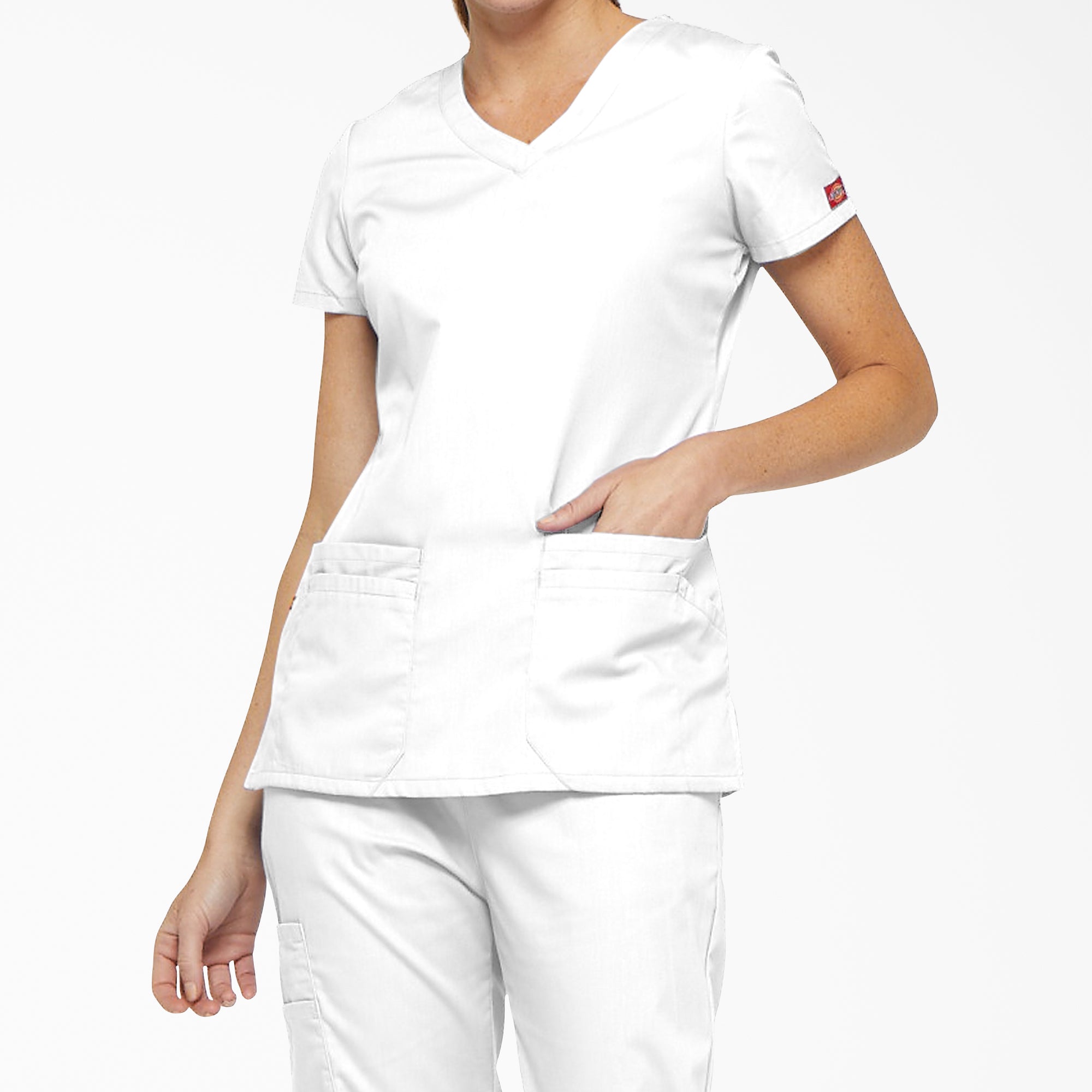 Women's EDS Signature V-Neck Scrub Top | Dickies online