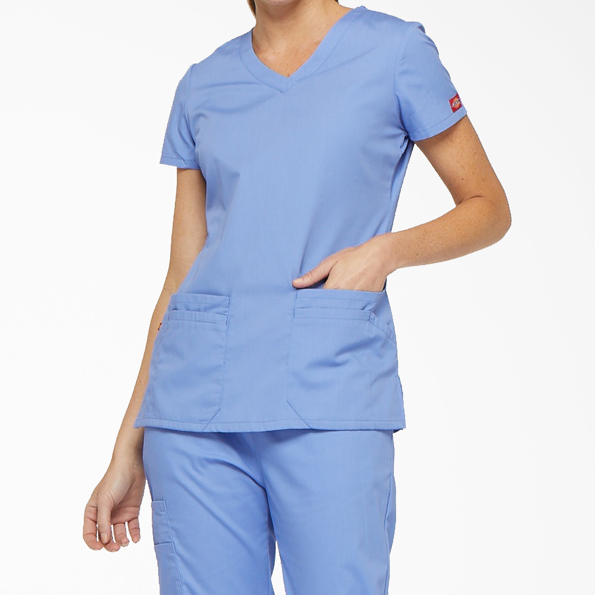 Women's EDS Signature V-Neck Scrub Top | Dickies online