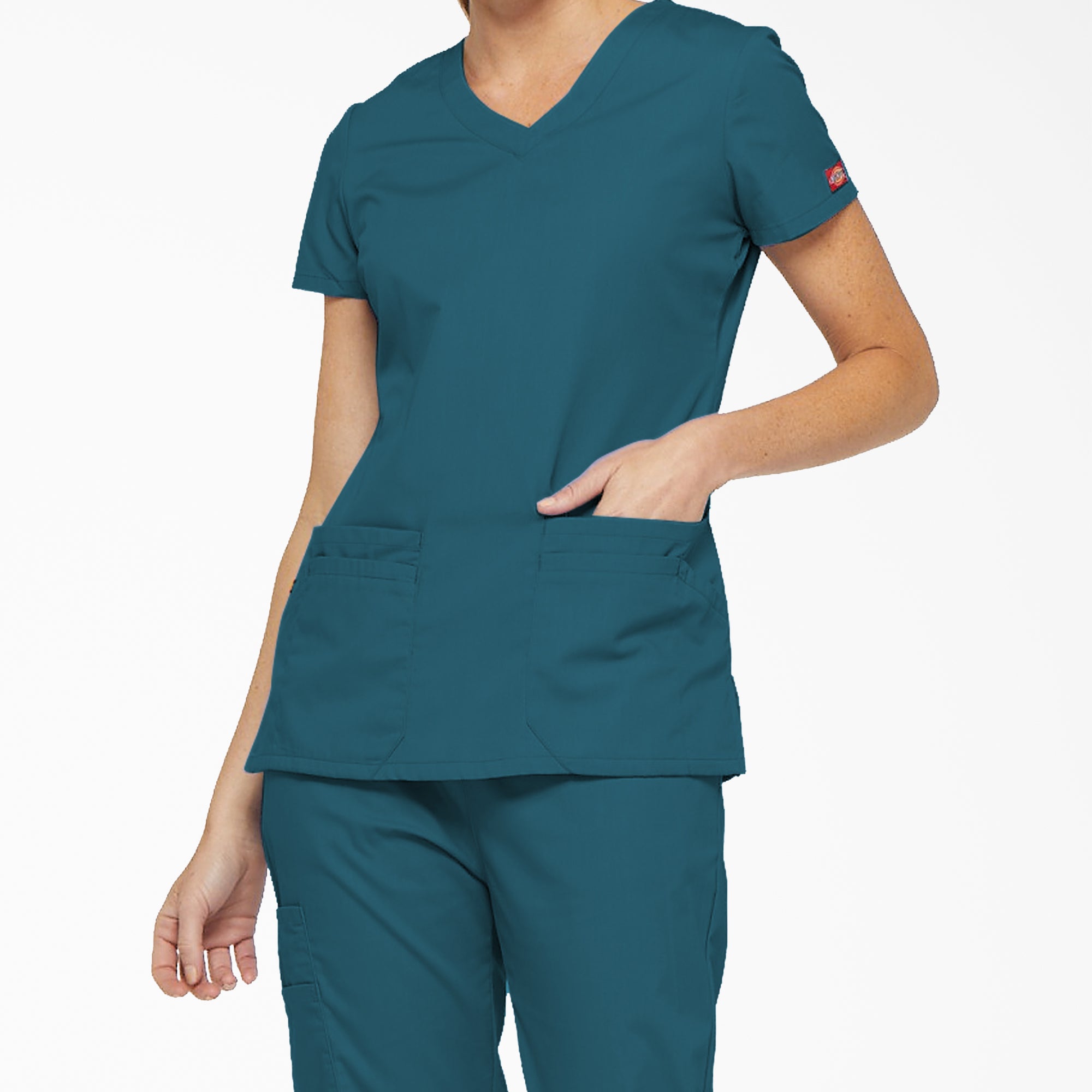 Women's EDS Signature V-Neck Scrub Top | Dickies online