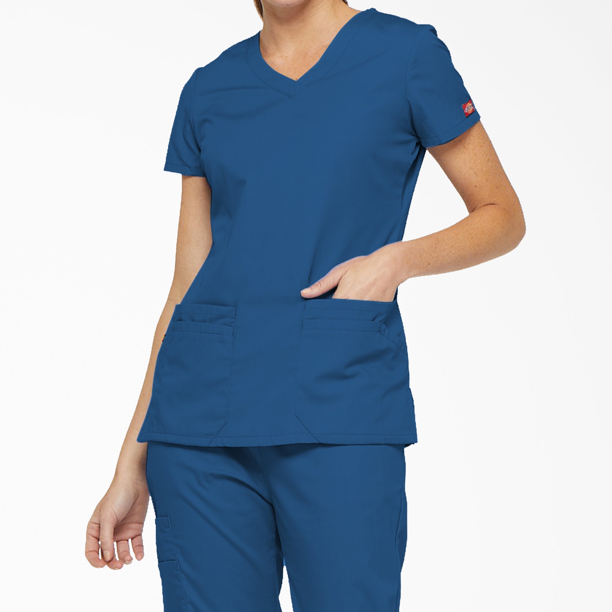Women's EDS Signature V-Neck Scrub Top | Dickies online