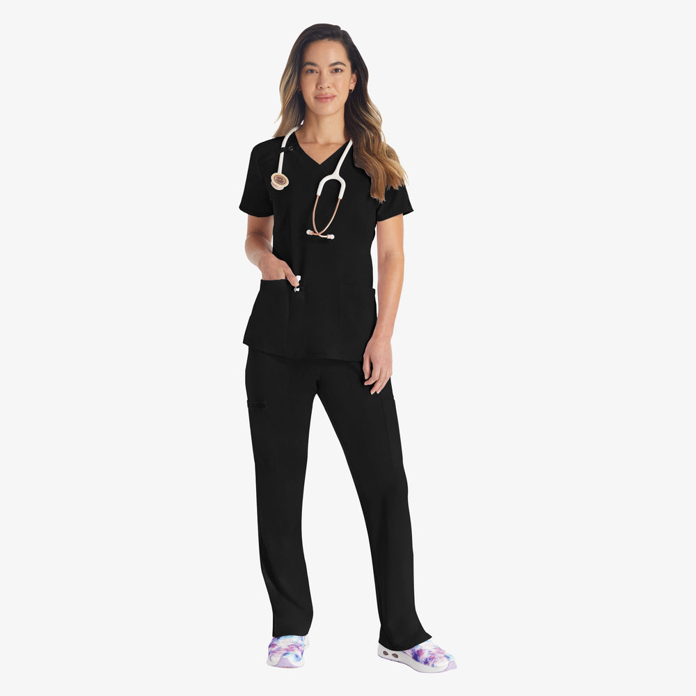 Women's EDS Essentials V-Neck Scrub Top | Dickies on sale