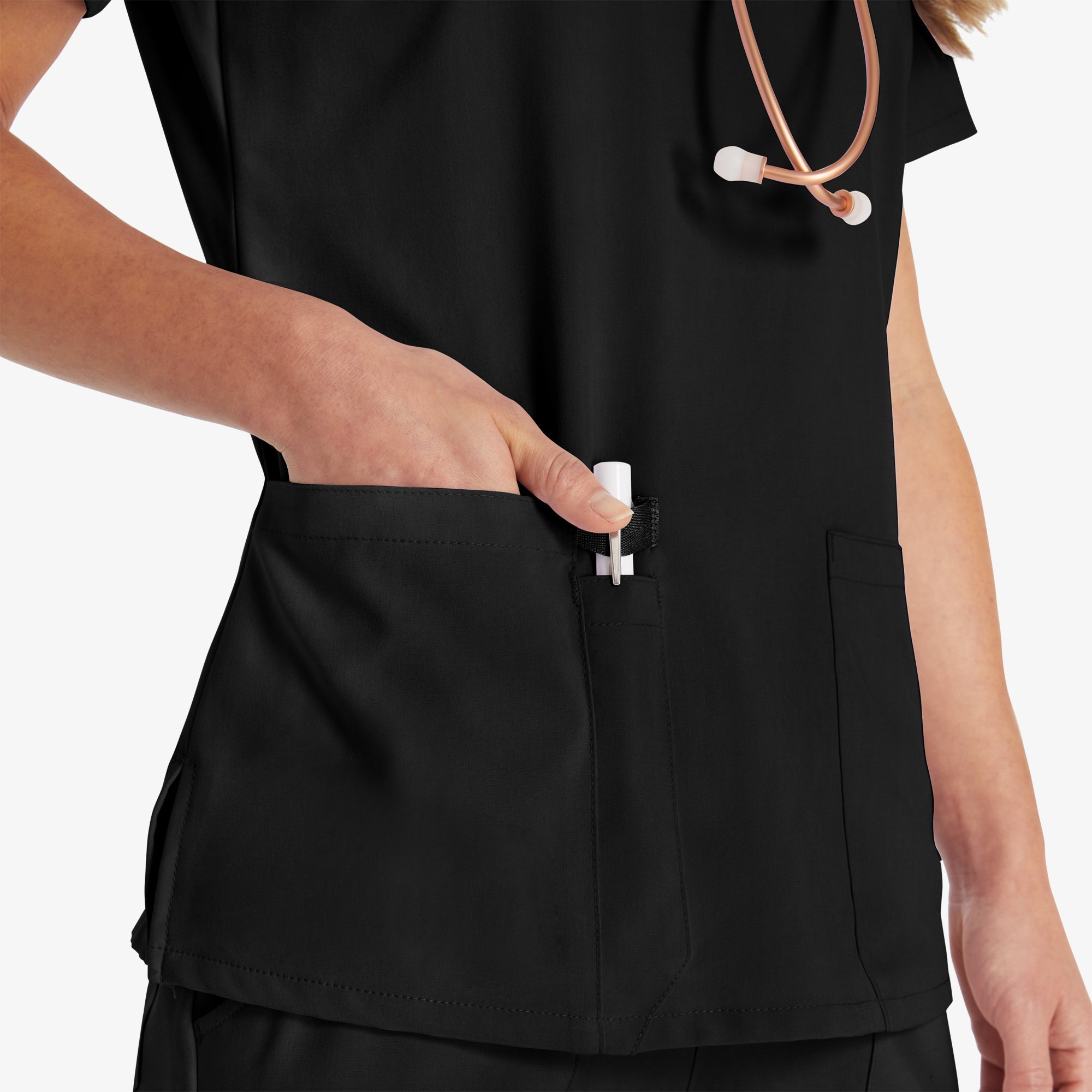 Women's EDS Essentials V-Neck Scrub Top | Dickies on sale