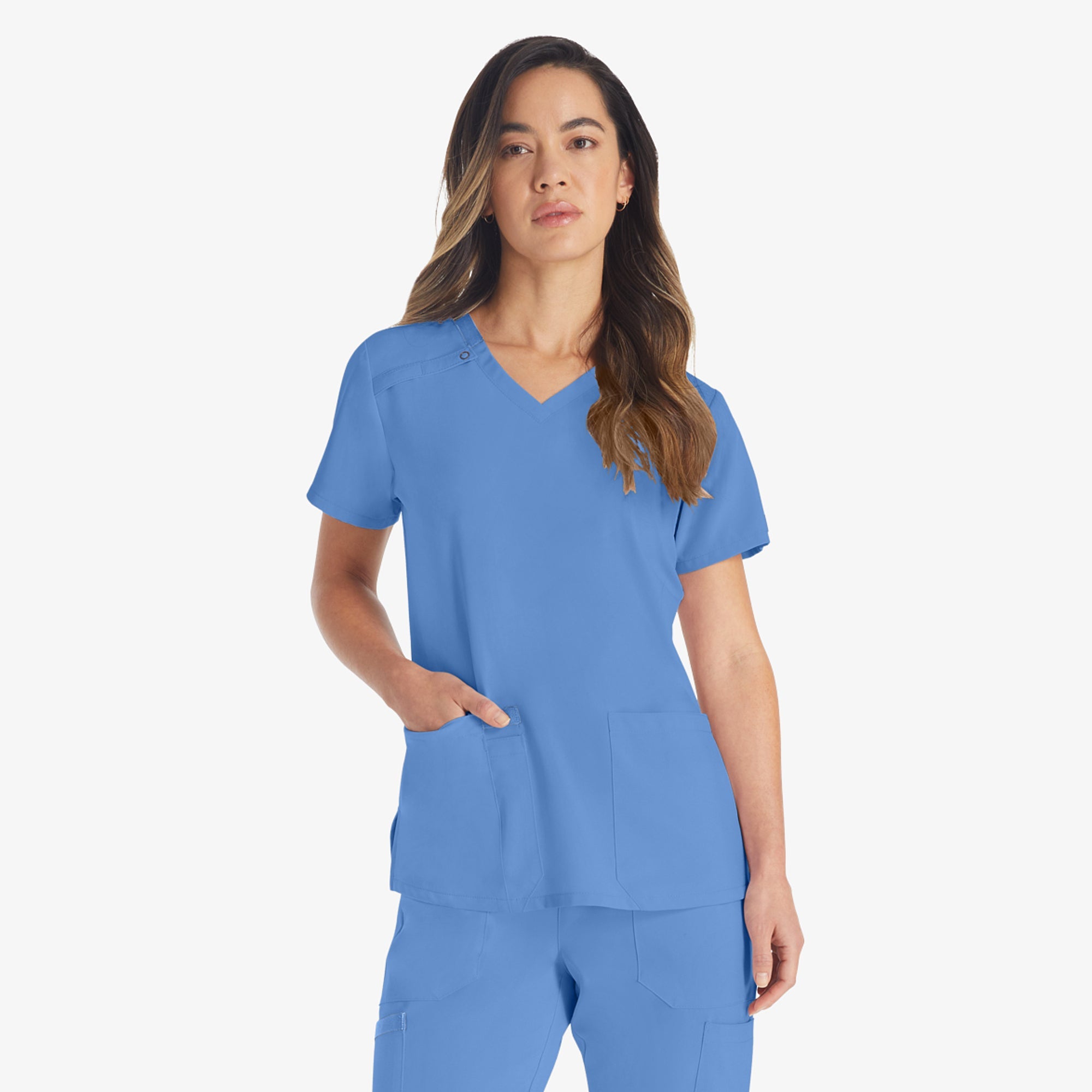 Women's EDS Essentials V-Neck Scrub Top | Dickies on sale