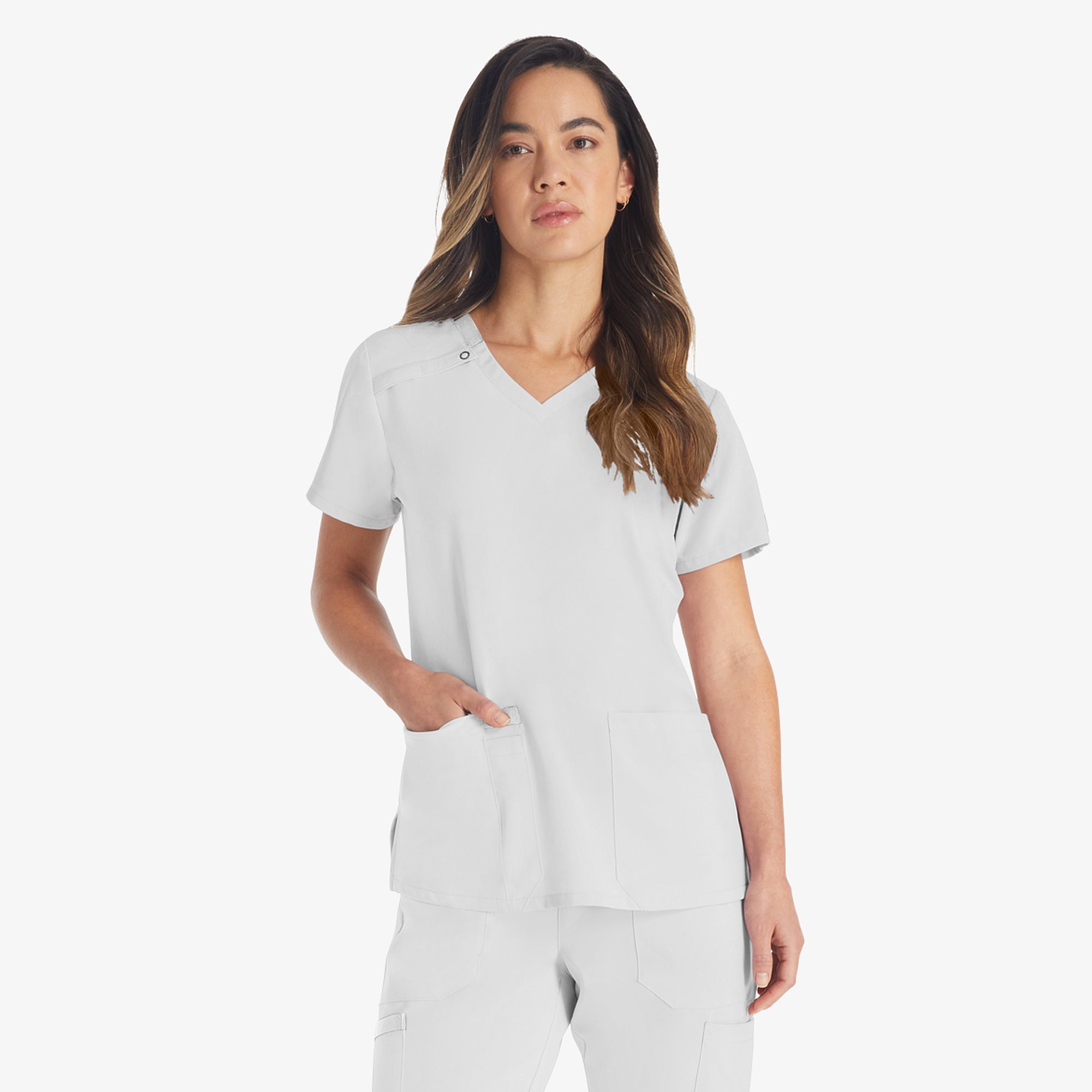 Women's EDS Essentials V-Neck Scrub Top | Dickies on sale