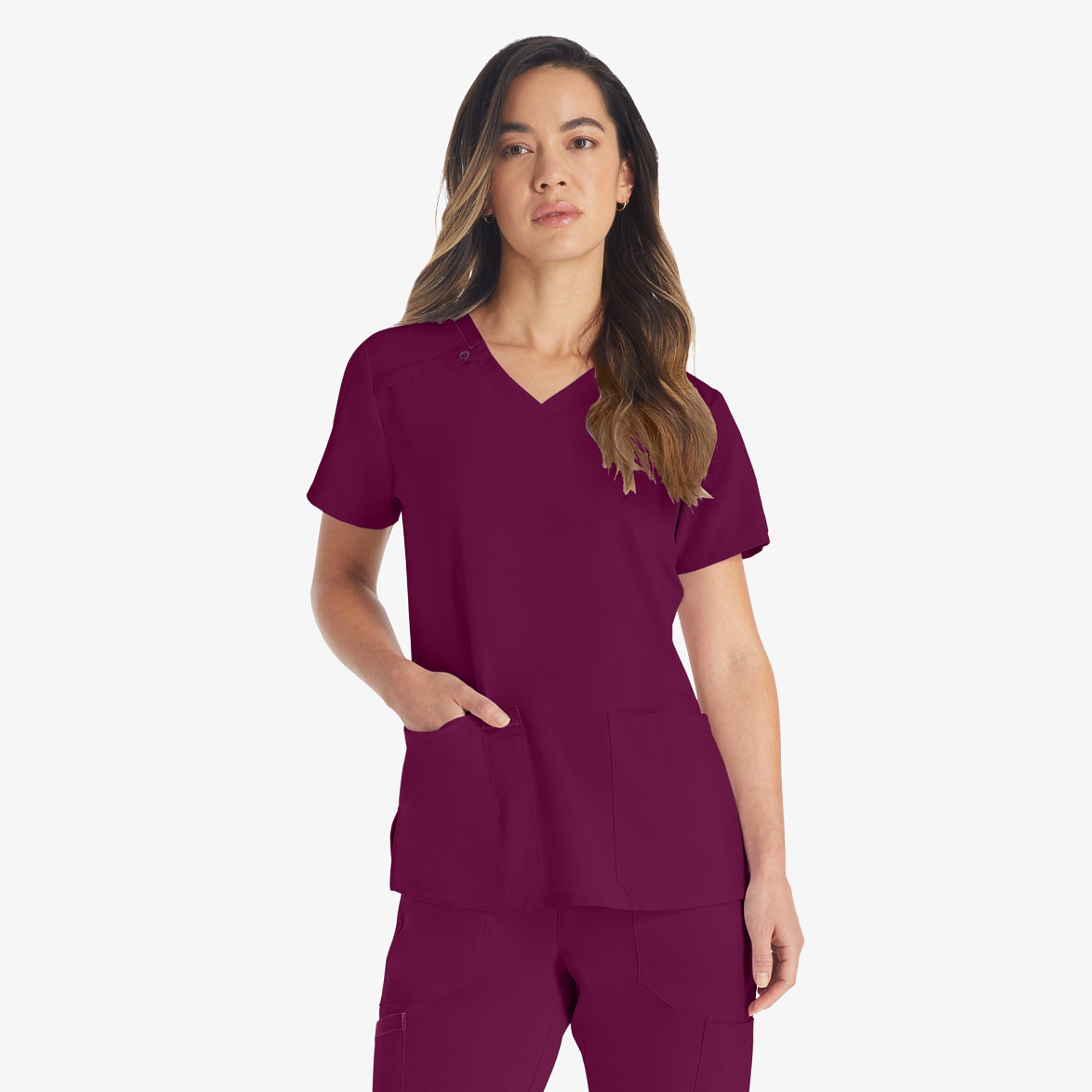 Women's EDS Essentials V-Neck Scrub Top | Dickies on sale