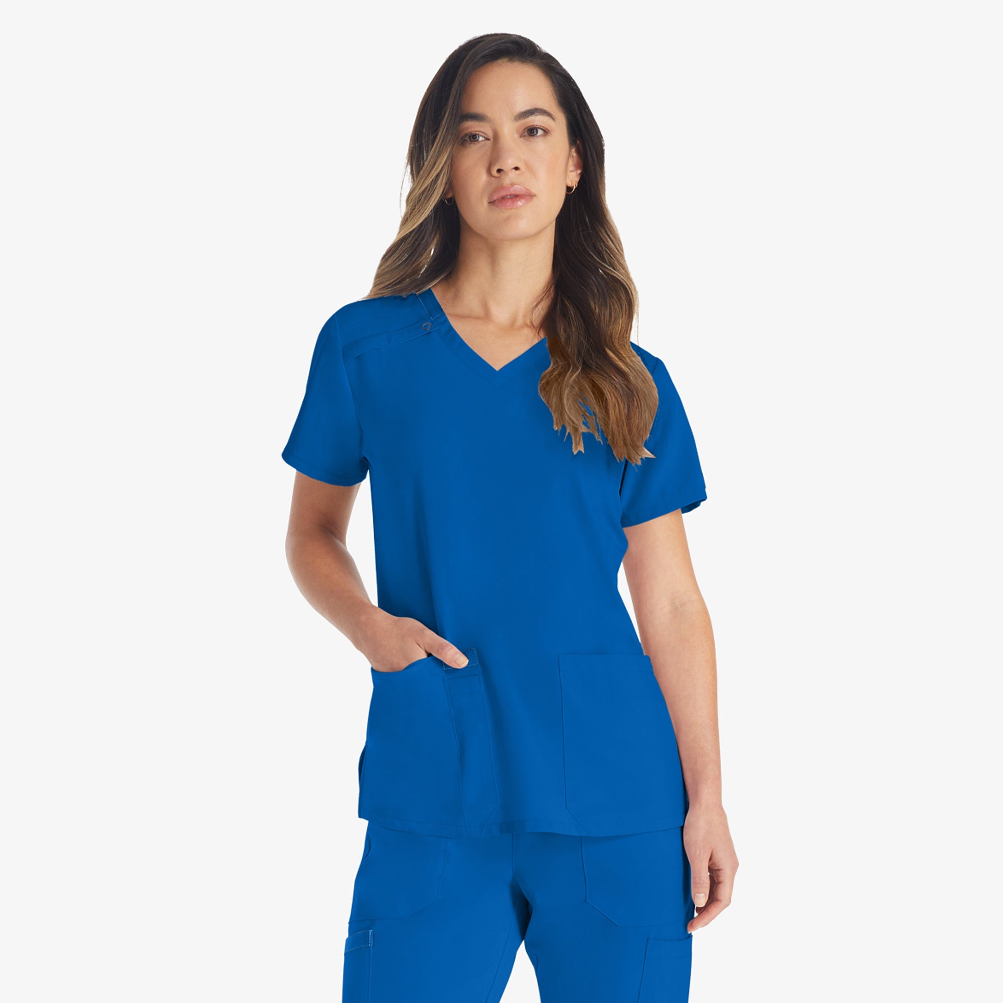 Women's EDS Essentials V-Neck Scrub Top | Dickies on sale