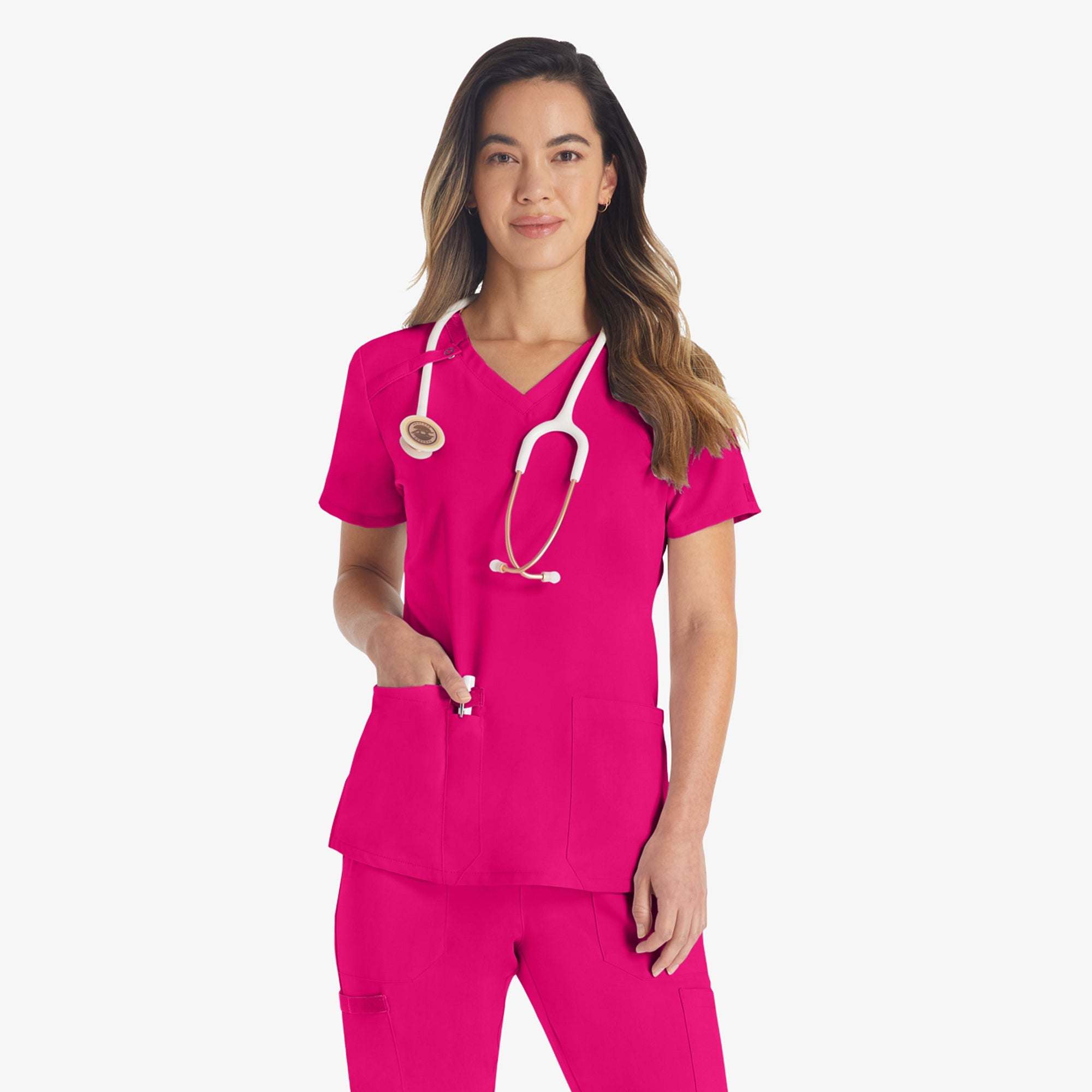 Women's EDS Essentials V-Neck Scrub Top | Dickies on sale