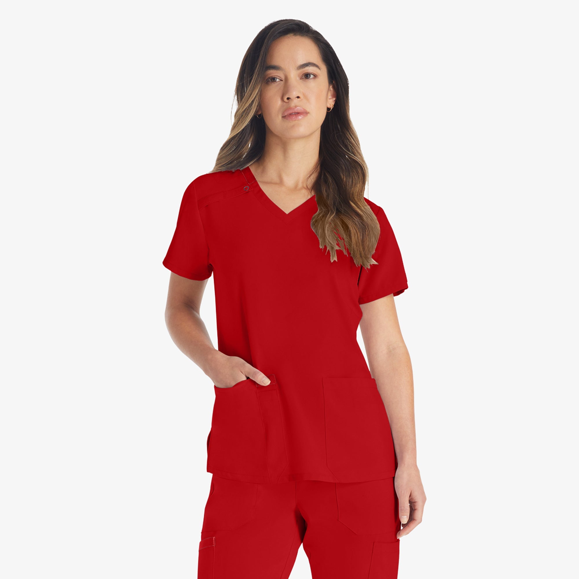 Women's EDS Essentials V-Neck Scrub Top | Dickies on sale