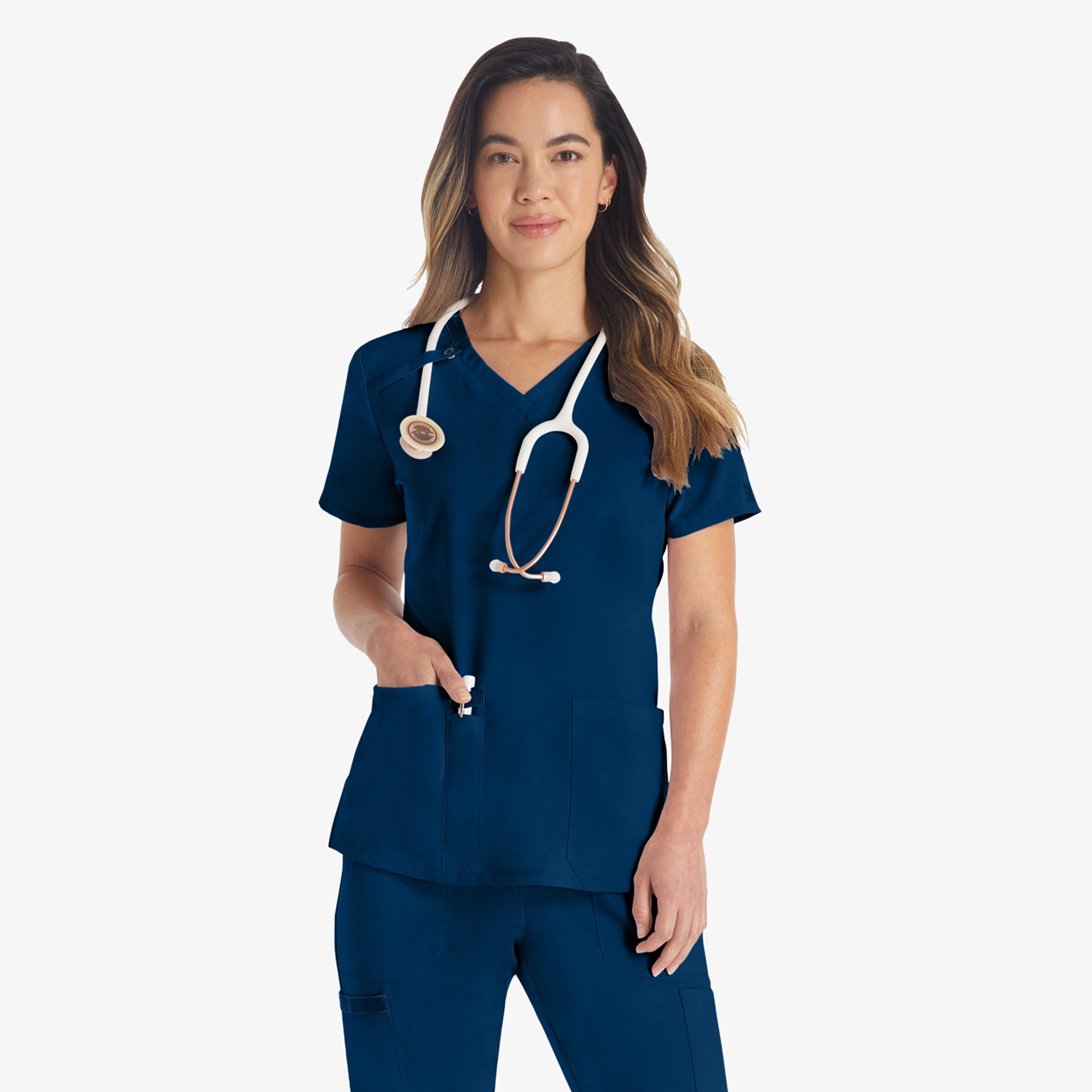 Women's EDS Essentials V-Neck Scrub Top | Dickies on sale