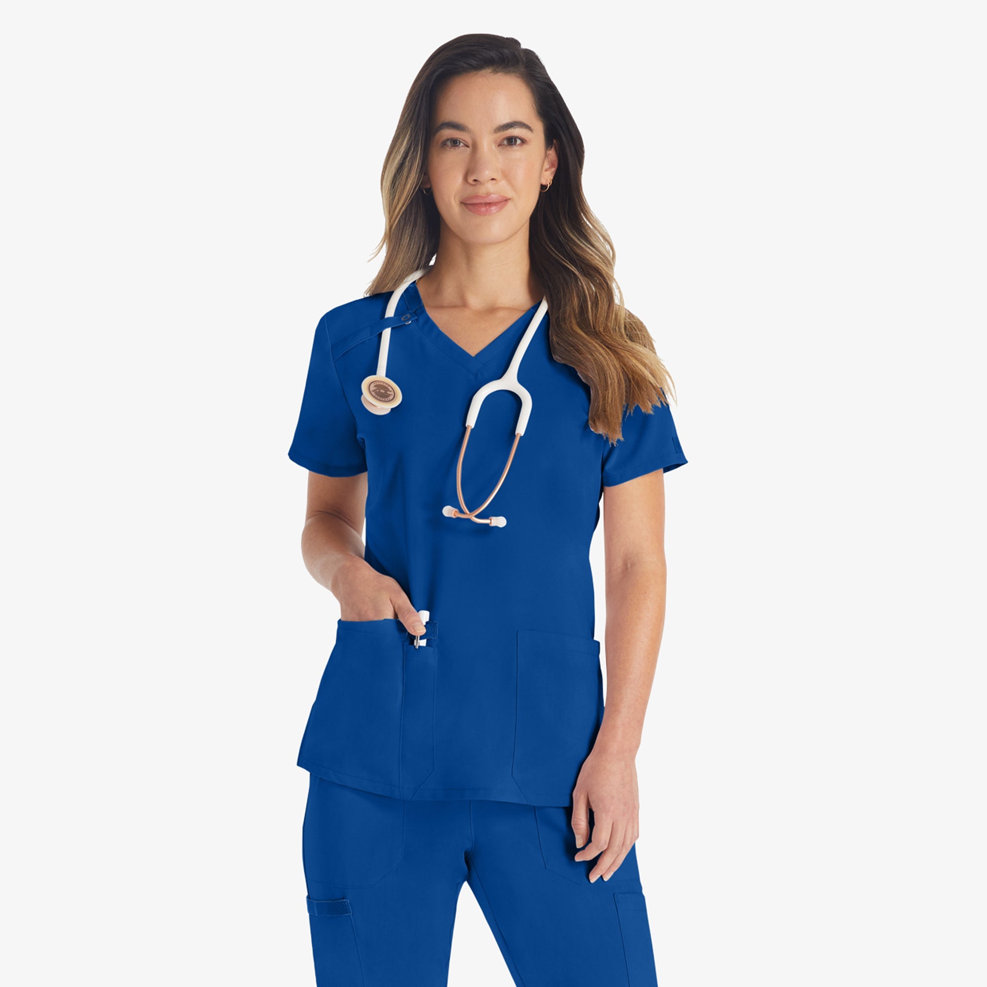 Women's EDS Essentials V-Neck Scrub Top | Dickies on sale