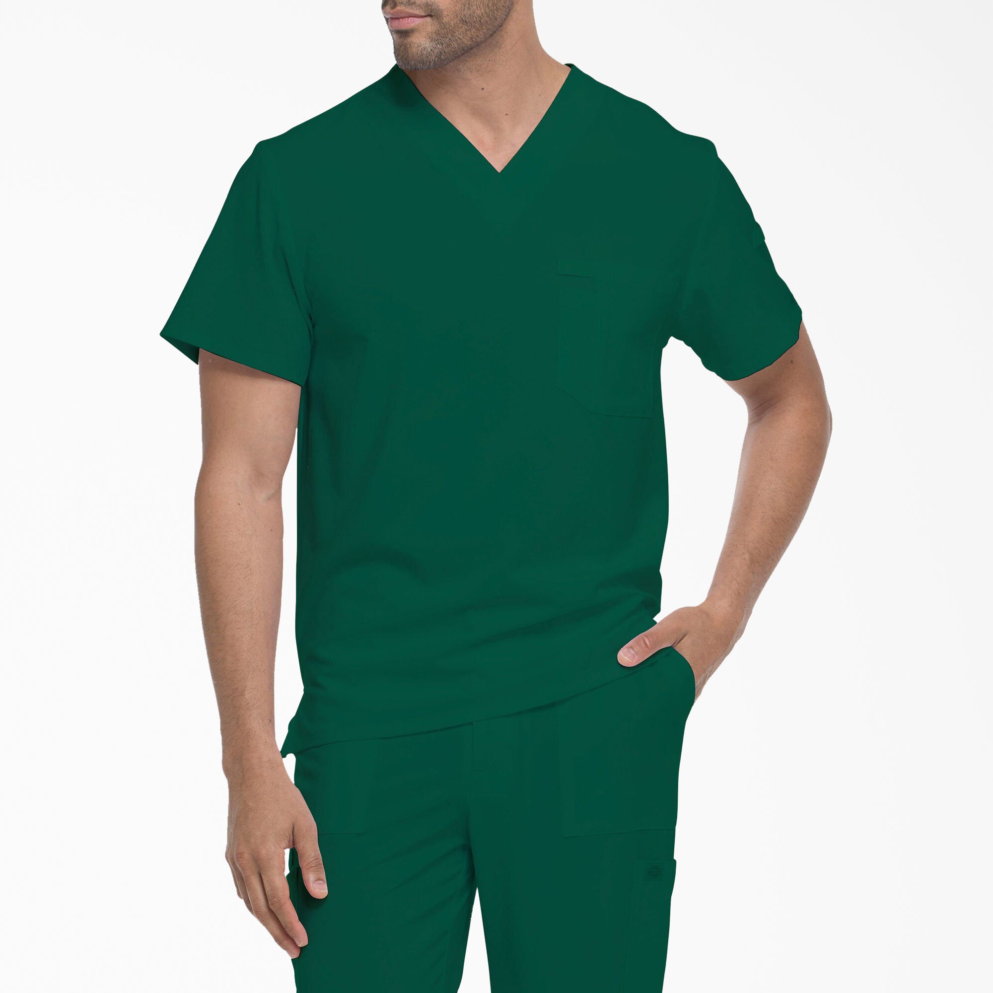 Men's EDS Essentials Tuckable V-Neck Scrub Top | Dickies outlet