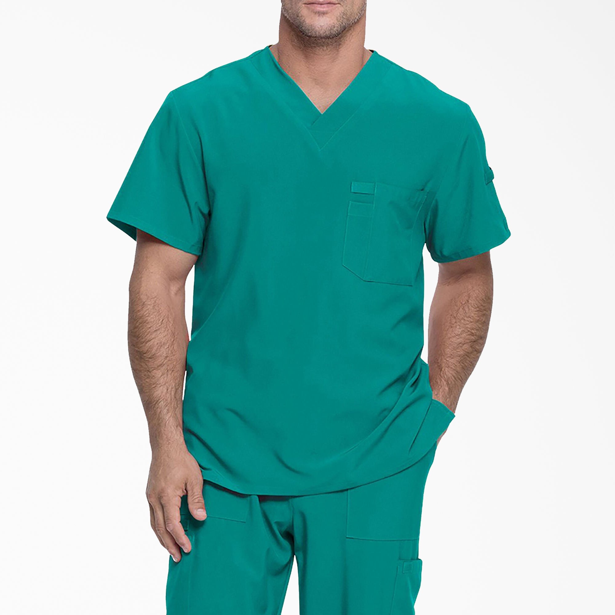 Men's EDS Essentials Tuckable V-Neck Scrub Top | Dickies outlet