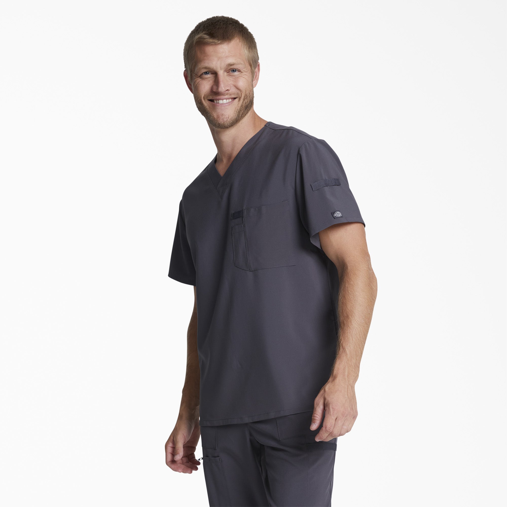 Men's EDS Essentials Tuckable V-Neck Scrub Top | Dickies outlet