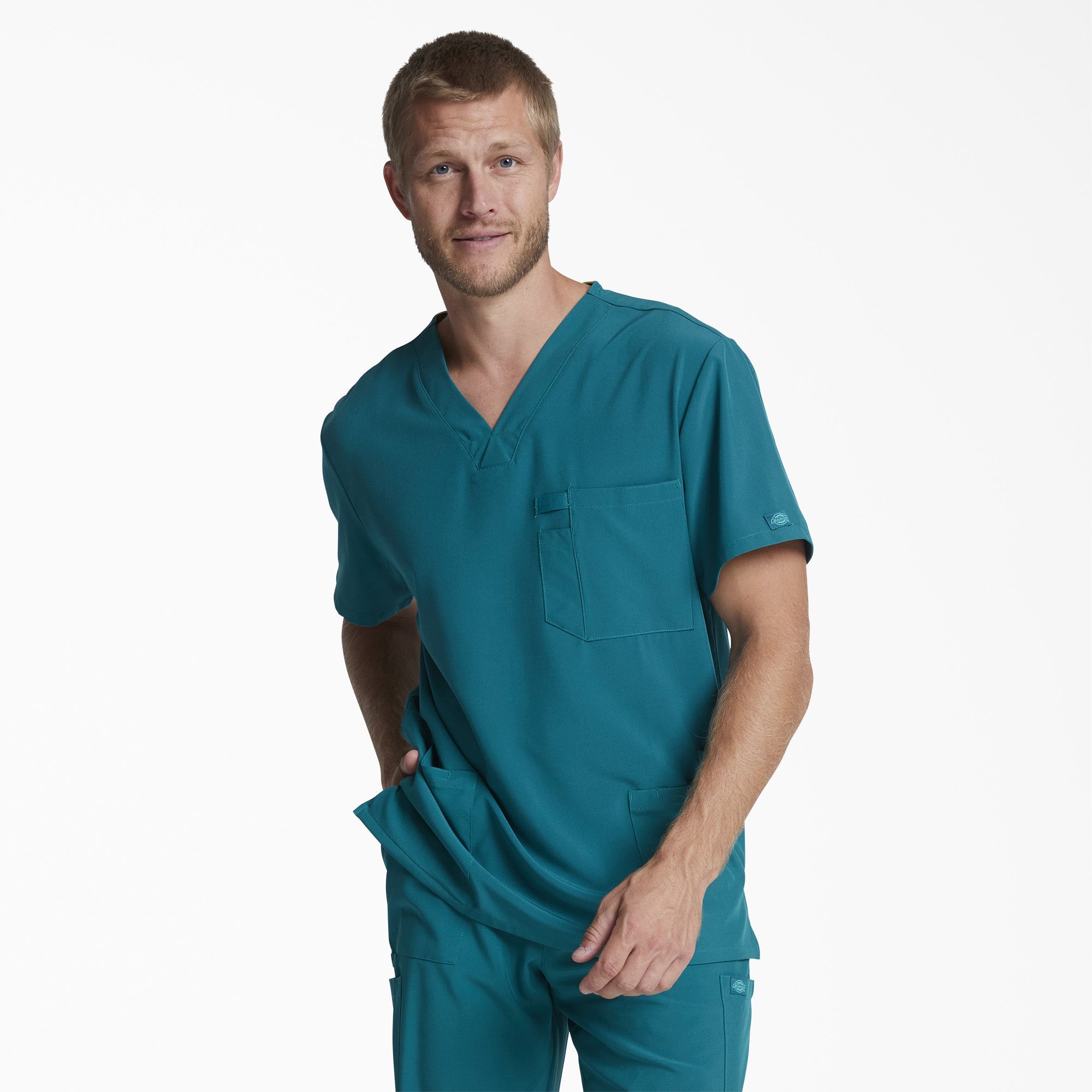 Men's EDS Essentials Tuckable V-Neck Scrub Top | Dickies outlet
