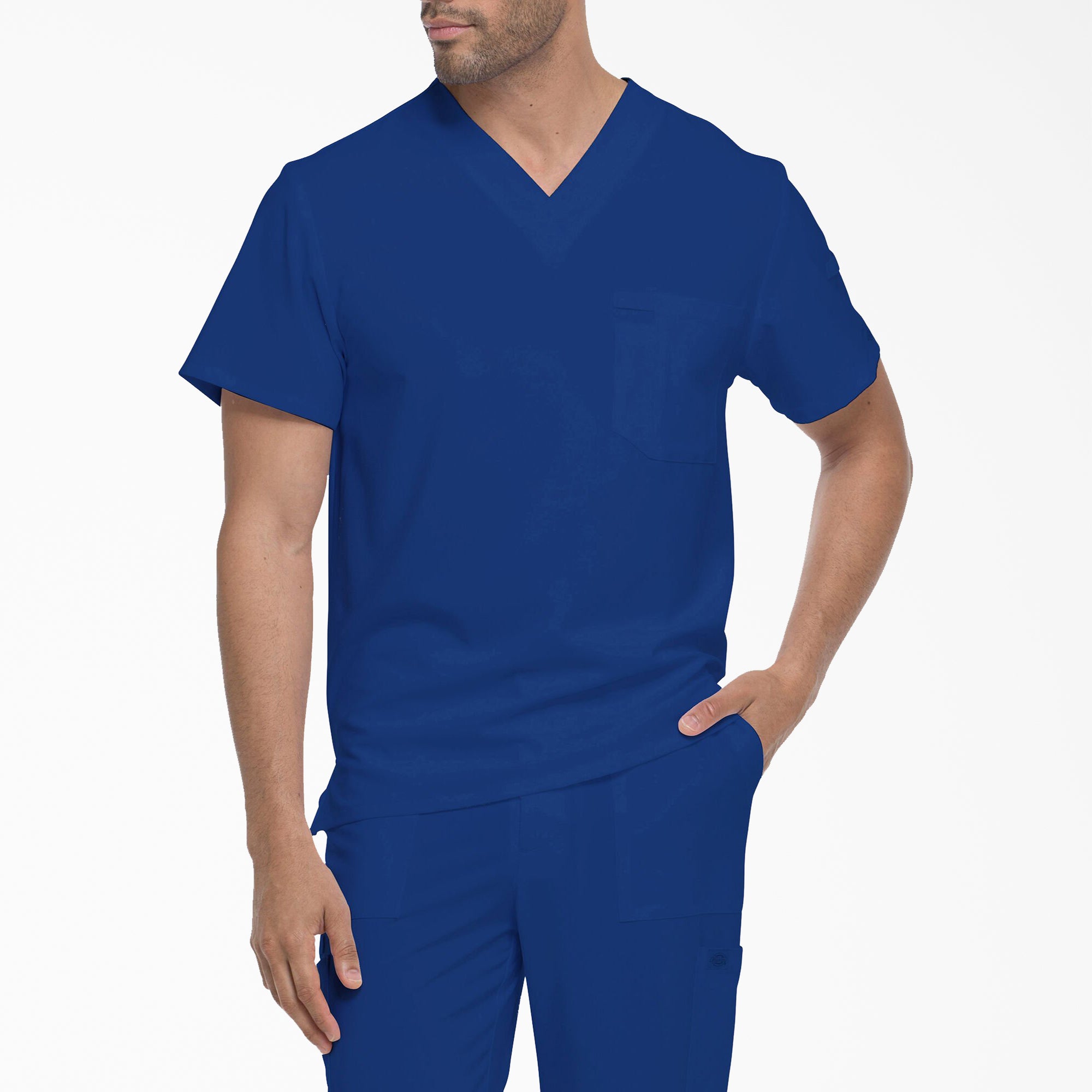 Men's EDS Essentials Tuckable V-Neck Scrub Top | Dickies outlet