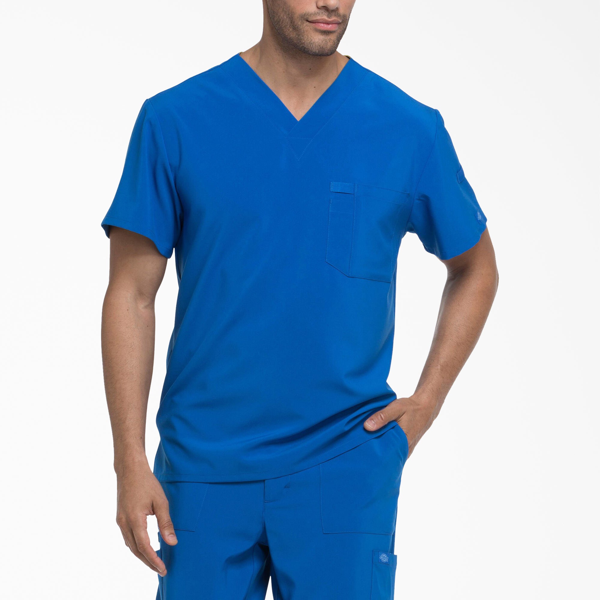 Men's EDS Essentials Tuckable V-Neck Scrub Top | Dickies outlet